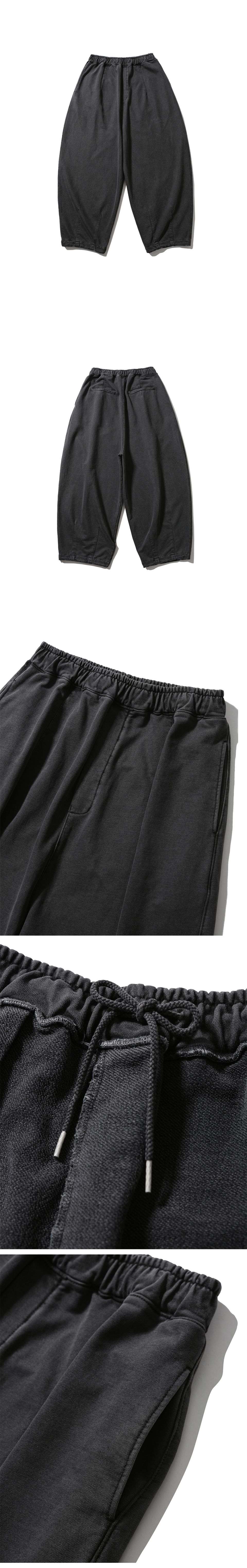 MUSINSA公式 | ANGLAN Pigment Baggy Balloon Pants - Charcoal
