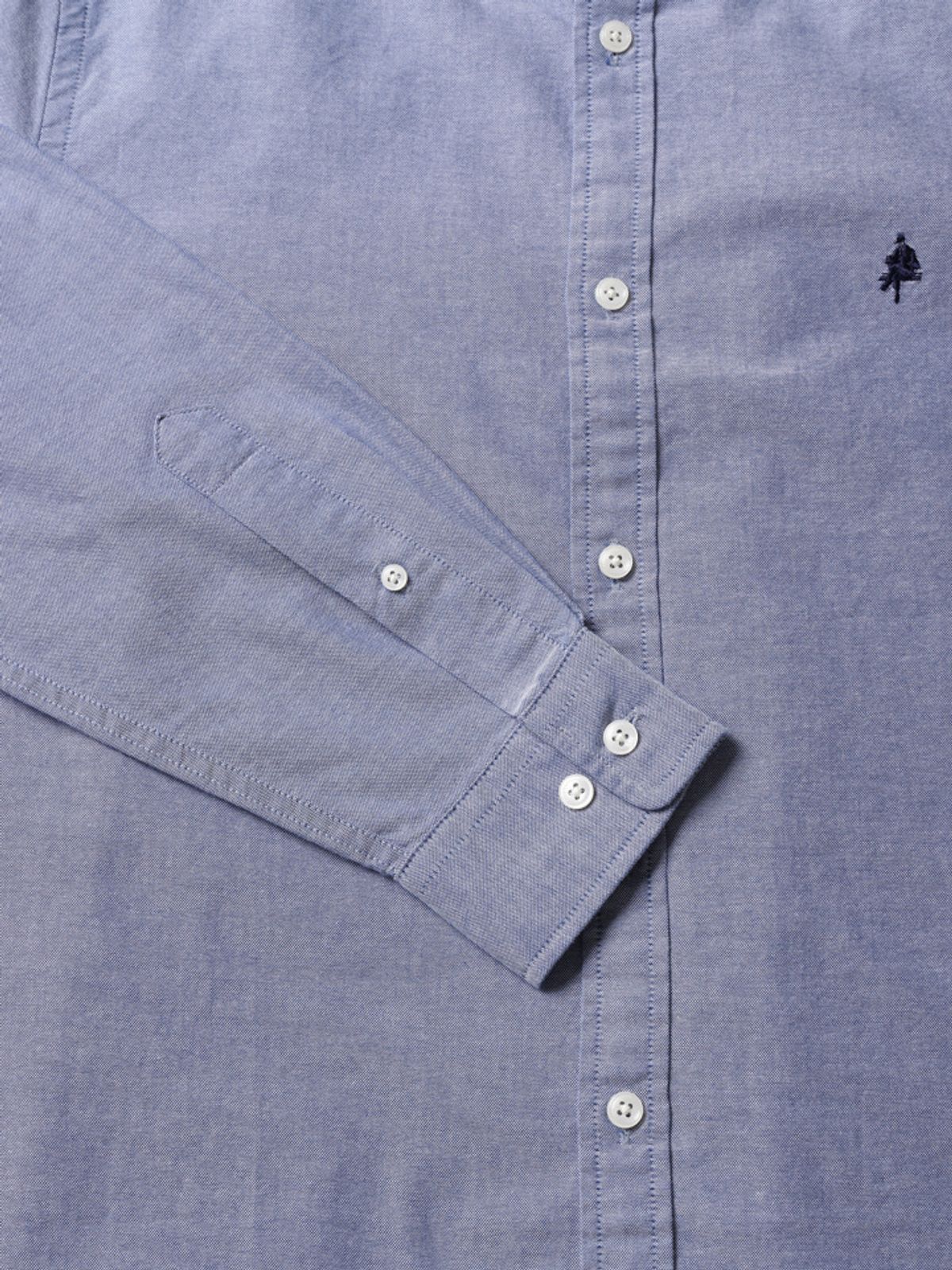 올젠(OLZEN) 남성 에센셜 옥스포드 셔츠_ZBG1WC1202NV