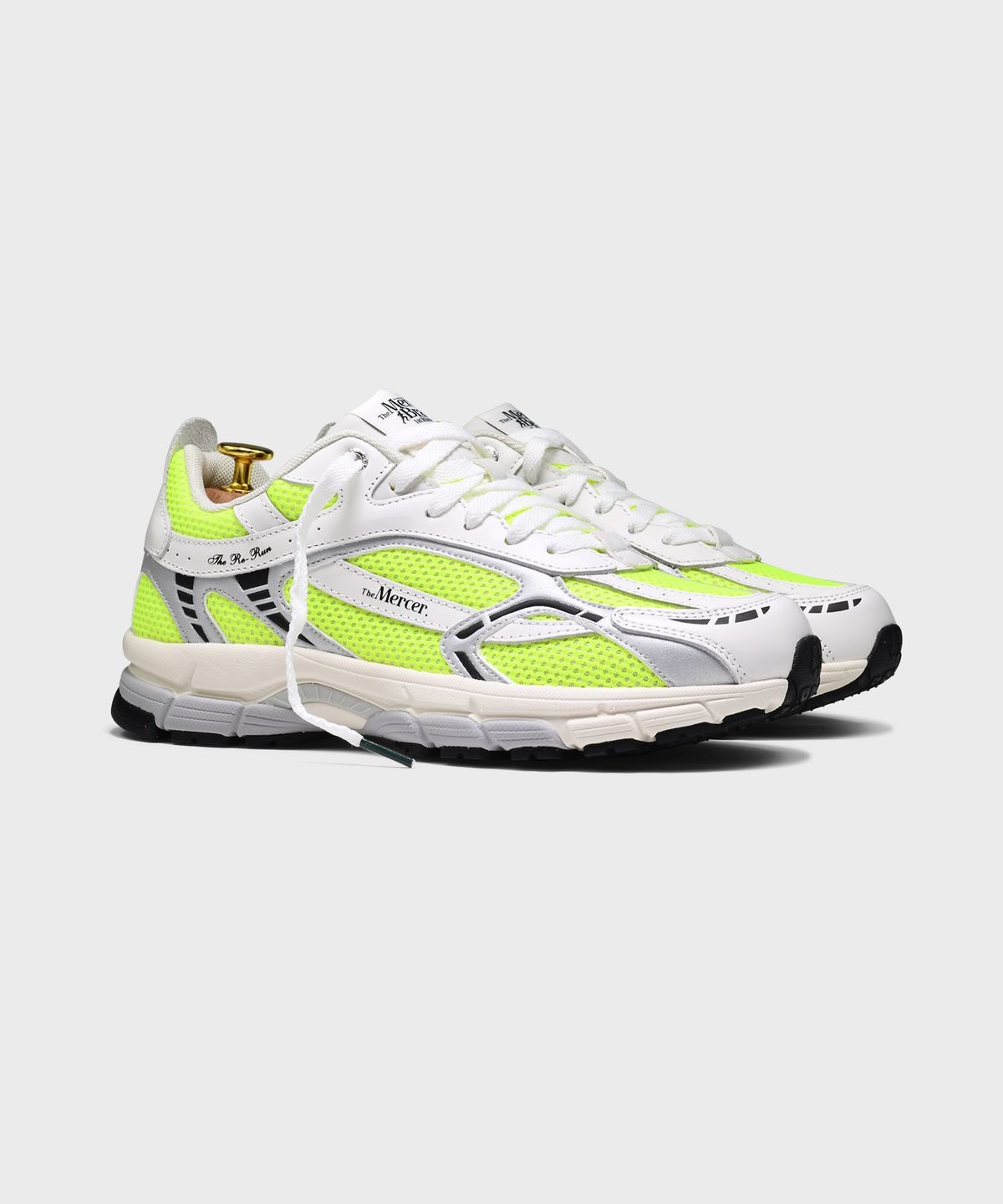 더 머서 브랜드(THE MERCER BRAND) (U) 더 리런 화이트 실버 화이트/옐로우 THE RE-RUN WHITE SILVER WHITE/YELLOW