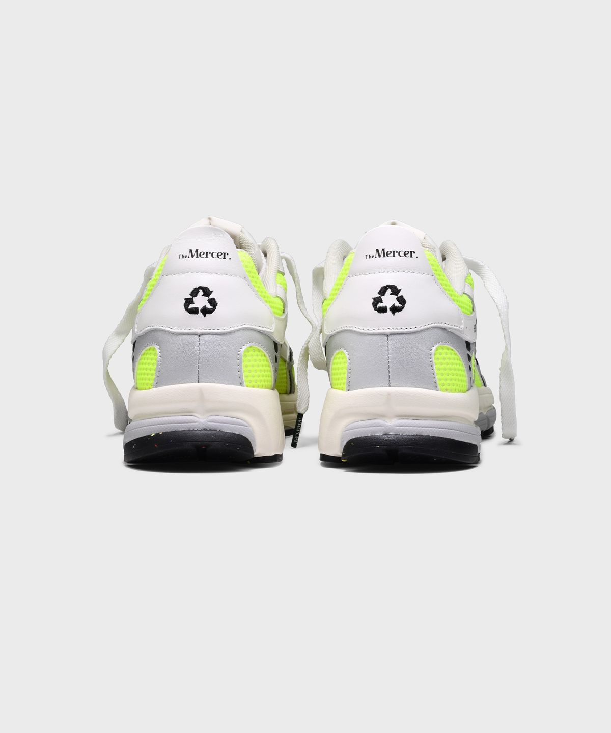 더 머서 브랜드(THE MERCER BRAND) (U) 더 리런 화이트 실버 화이트/옐로우 THE RE-RUN WHITE SILVER WHITE/YELLOW