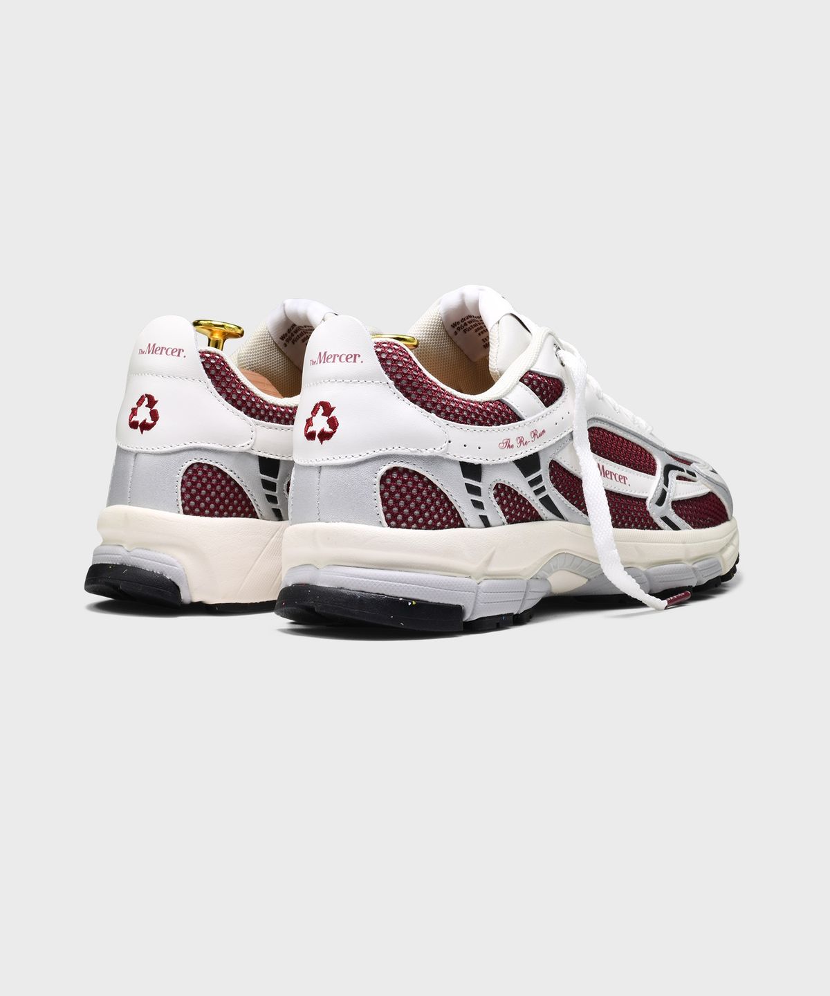 더 머서 브랜드(THE MERCER BRAND) (U) 더 리런 화이트 실버 화이트/레드 THE RE-RUN WHITE SILVER WHITE/RED