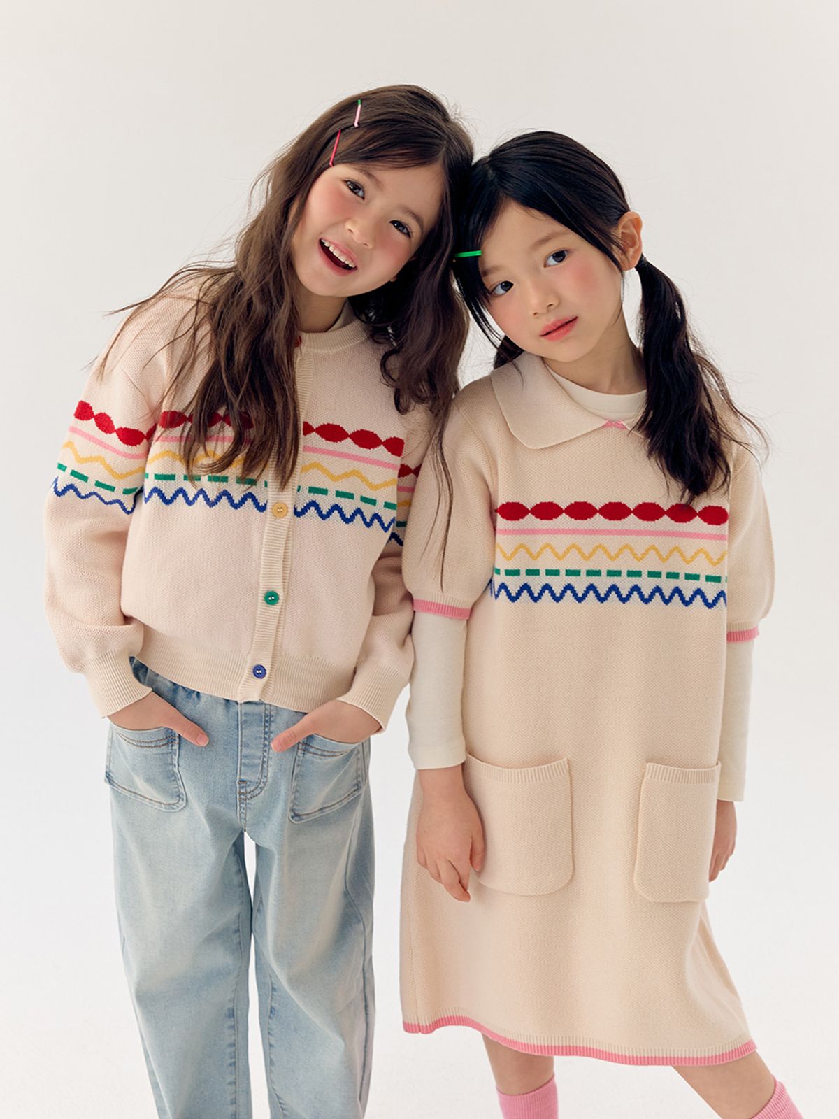 베베테일러(BEBETAILOR) 소프트 레인보우 가디건