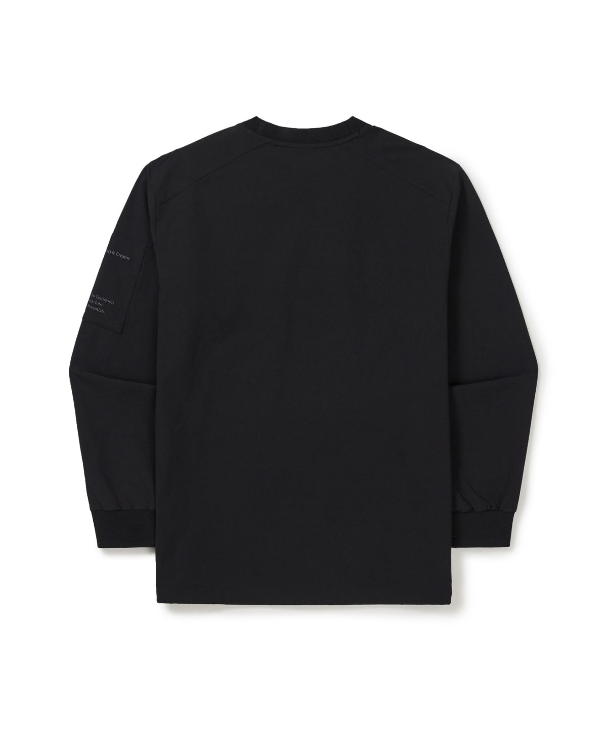스노우피크 어패럴(SNOWPEAK APPAREL) 라고 맨투맨 (S26SMTHT26) Black