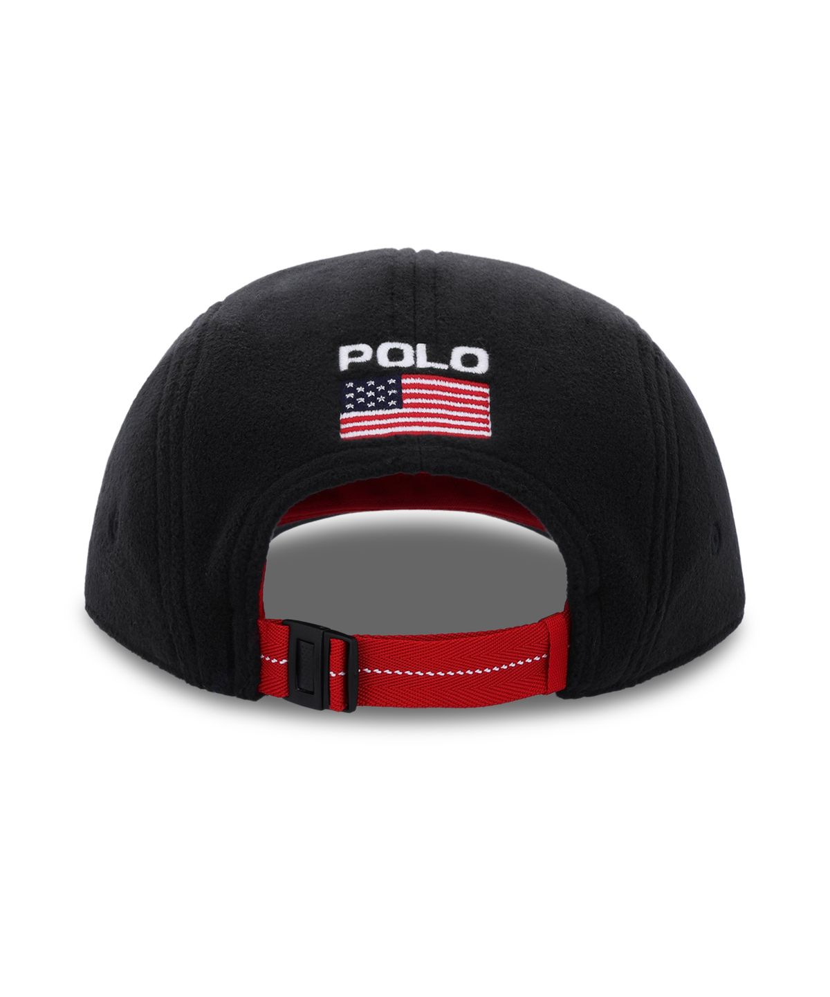 폴로 랄프 로렌(POLO RALPH LAUREN) 플래그 플리스 캡-블랙