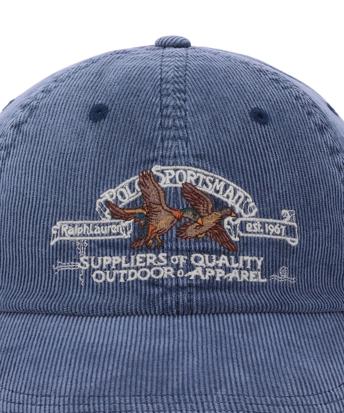 폴로 랄프 로렌(POLO RALPH LAUREN) 폴로 스포츠맨 코듀로이 캡-네이비