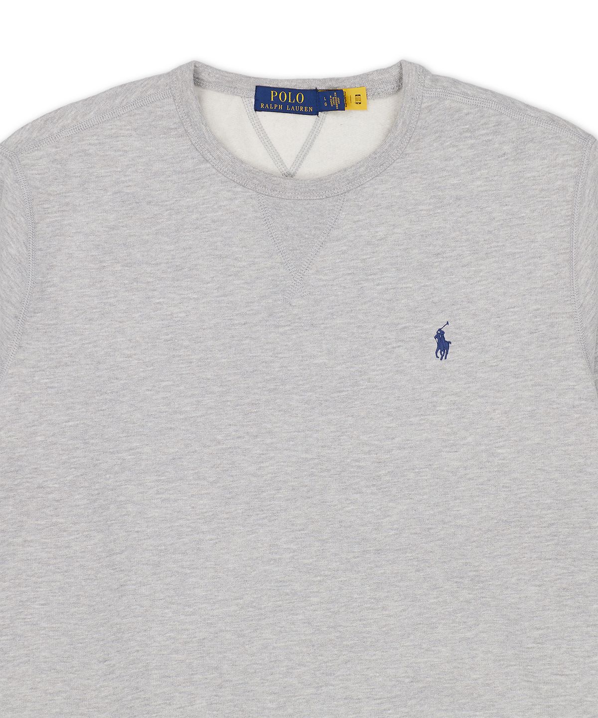 폴로 랄프 로렌(POLO RALPH LAUREN) RL 플리스 스웨트셔츠-그레이
