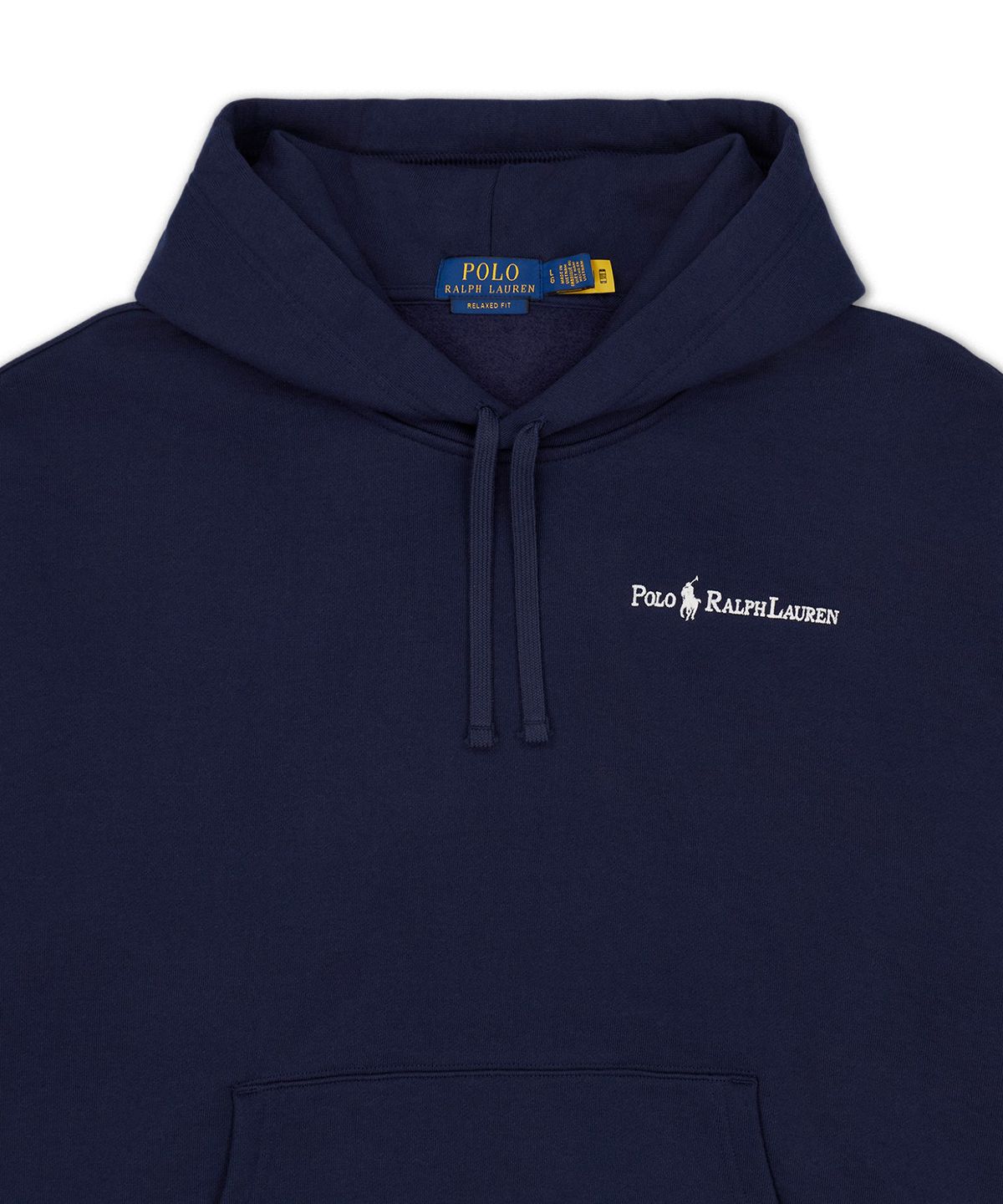 폴로 랄프 로렌(POLO RALPH LAUREN) 릴렉스핏 로고 플리스 후디-네이비