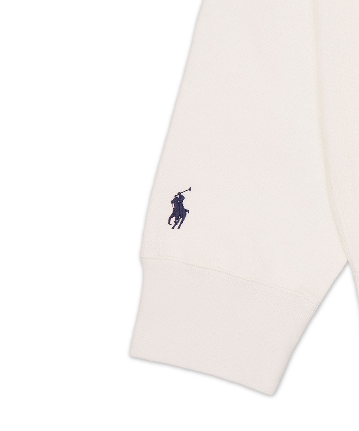 폴로 랄프 로렌(POLO RALPH LAUREN) RL 플리스 웨스턴 로고 후디-화이트