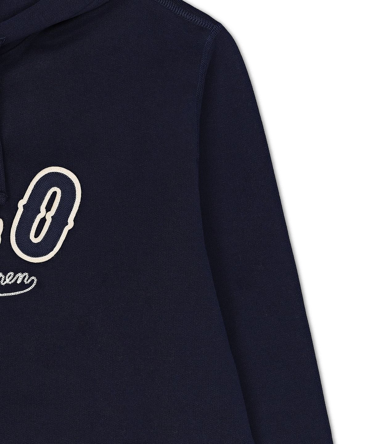 폴로 랄프 로렌(POLO RALPH LAUREN) RL 플리스 웨스턴 로고 후디-네이비