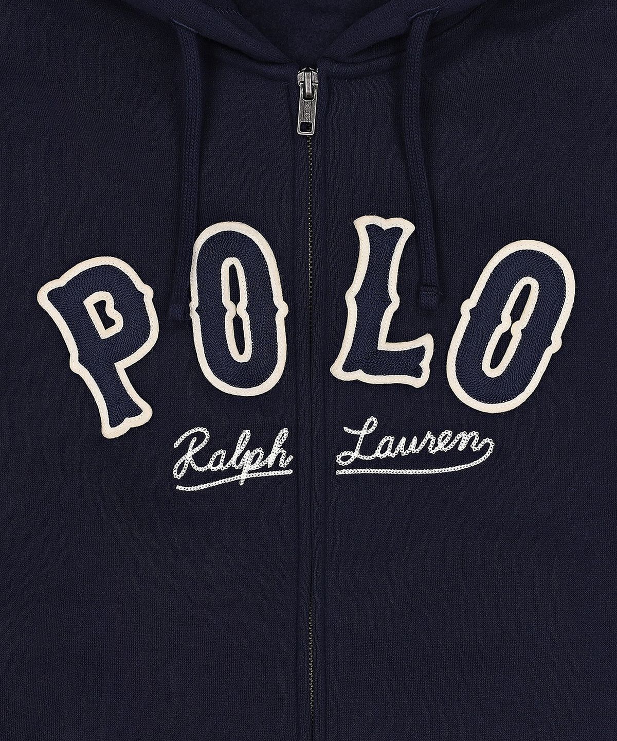 폴로 랄프 로렌(POLO RALPH LAUREN) RL 플리스 웨스턴 로고 후디-네이비