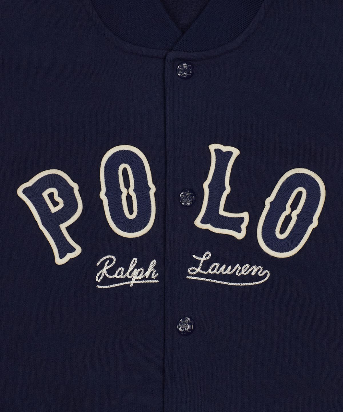 폴로 랄프 로렌(POLO RALPH LAUREN) RL 플리스 웨스턴 로고 재킷-네이비