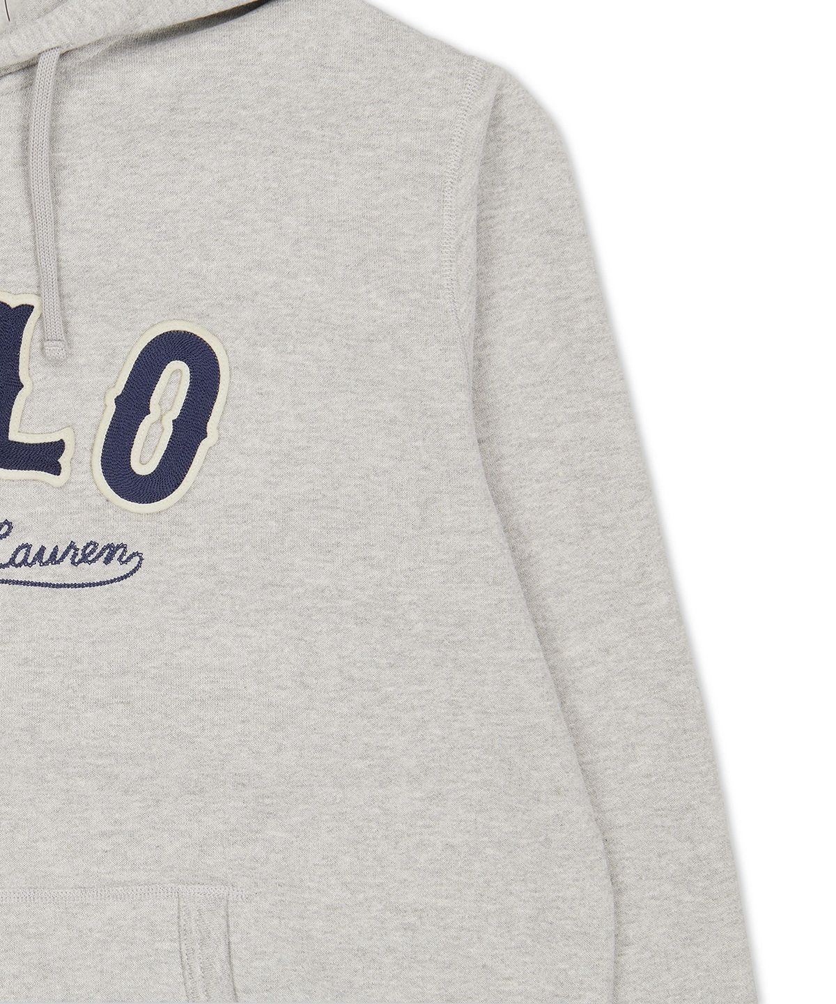 폴로 랄프 로렌(POLO RALPH LAUREN) RL 플리스 웨스턴 로고 후디-그레이