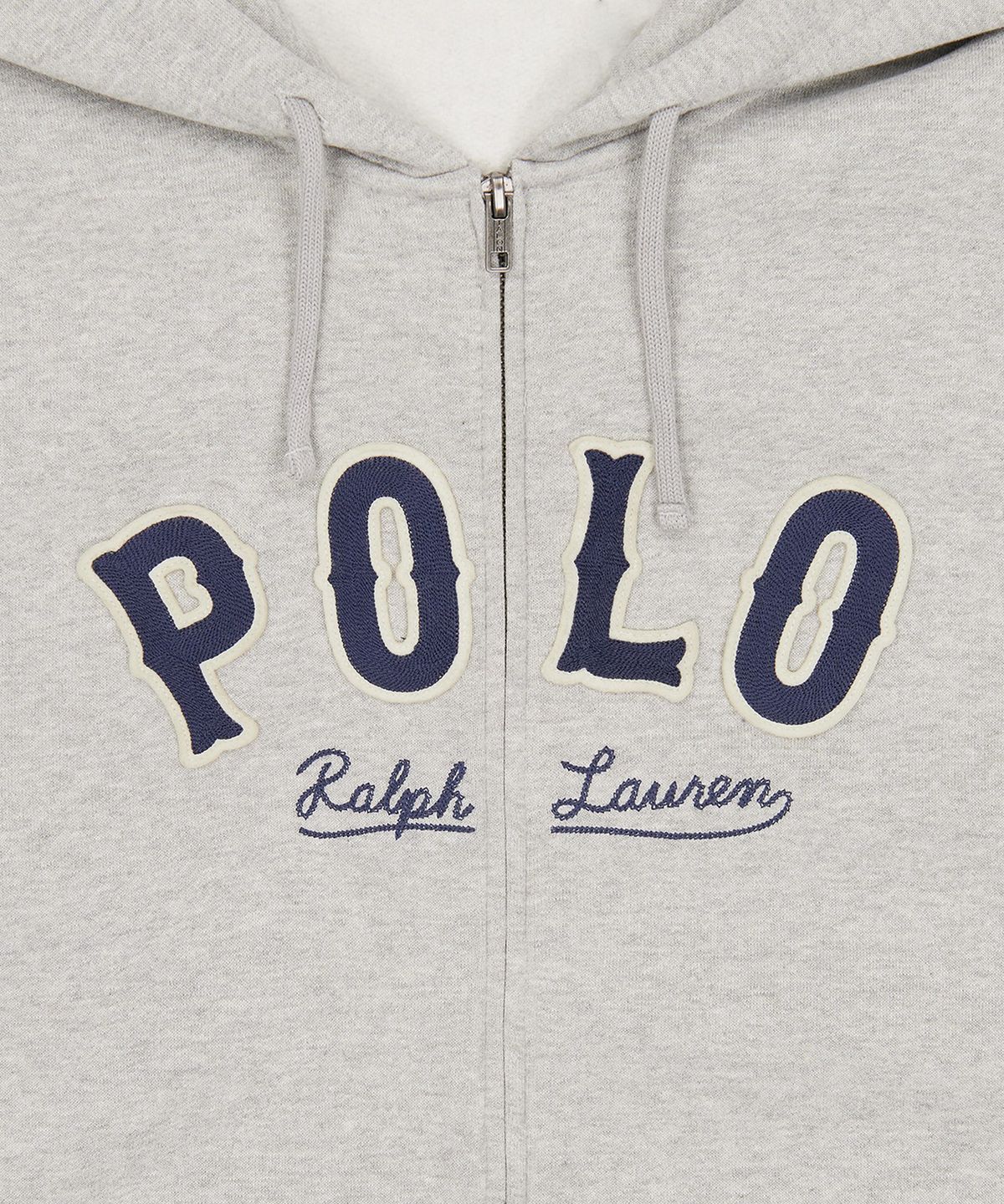 폴로 랄프 로렌(POLO RALPH LAUREN) RL 플리스 웨스턴 로고 후디-그레이