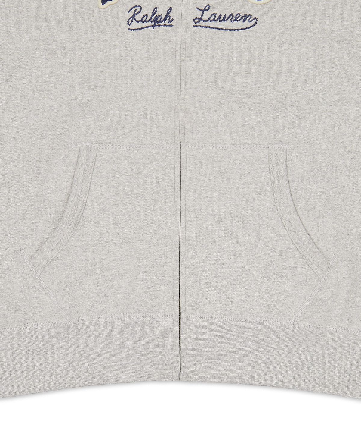 폴로 랄프 로렌(POLO RALPH LAUREN) RL 플리스 웨스턴 로고 후디-그레이