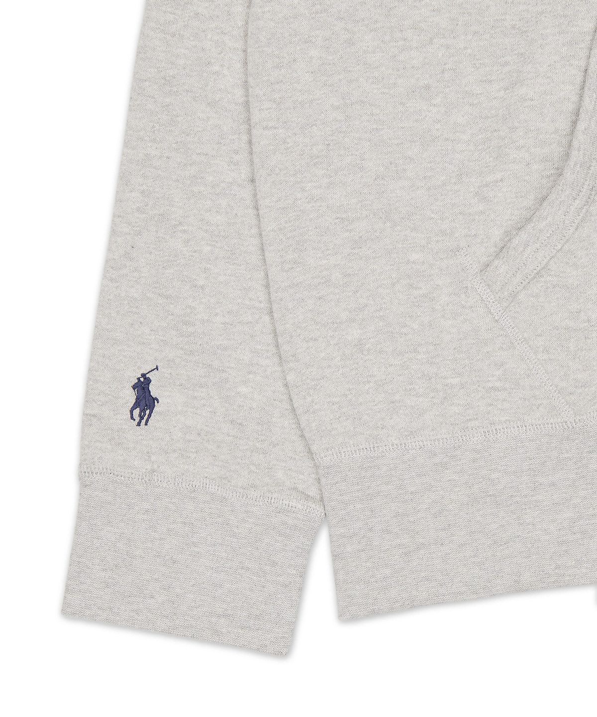 폴로 랄프 로렌(POLO RALPH LAUREN) RL 플리스 웨스턴 로고 후디-그레이