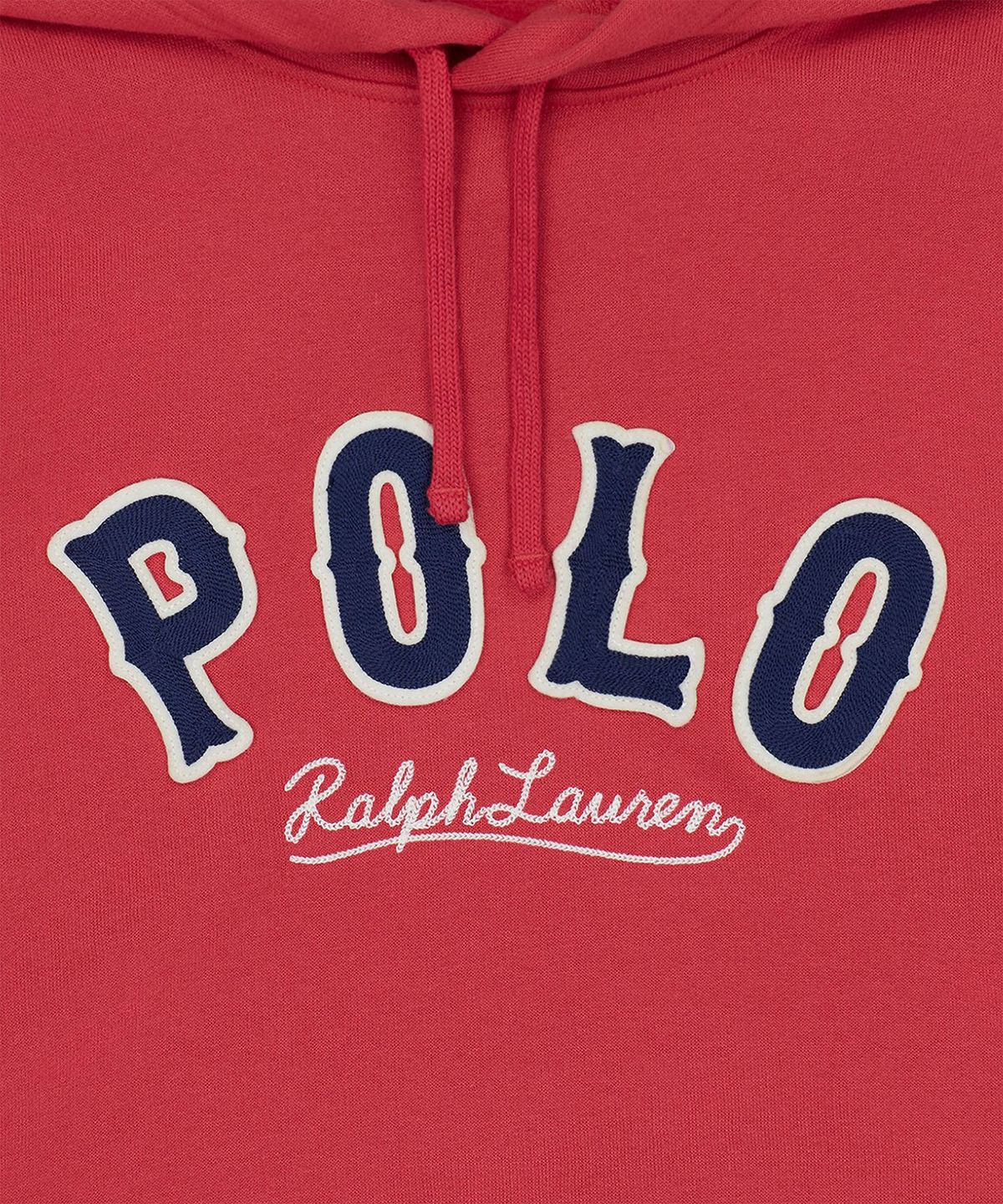 폴로 랄프 로렌(POLO RALPH LAUREN) RL 플리스 웨스턴 로고 후디-레드