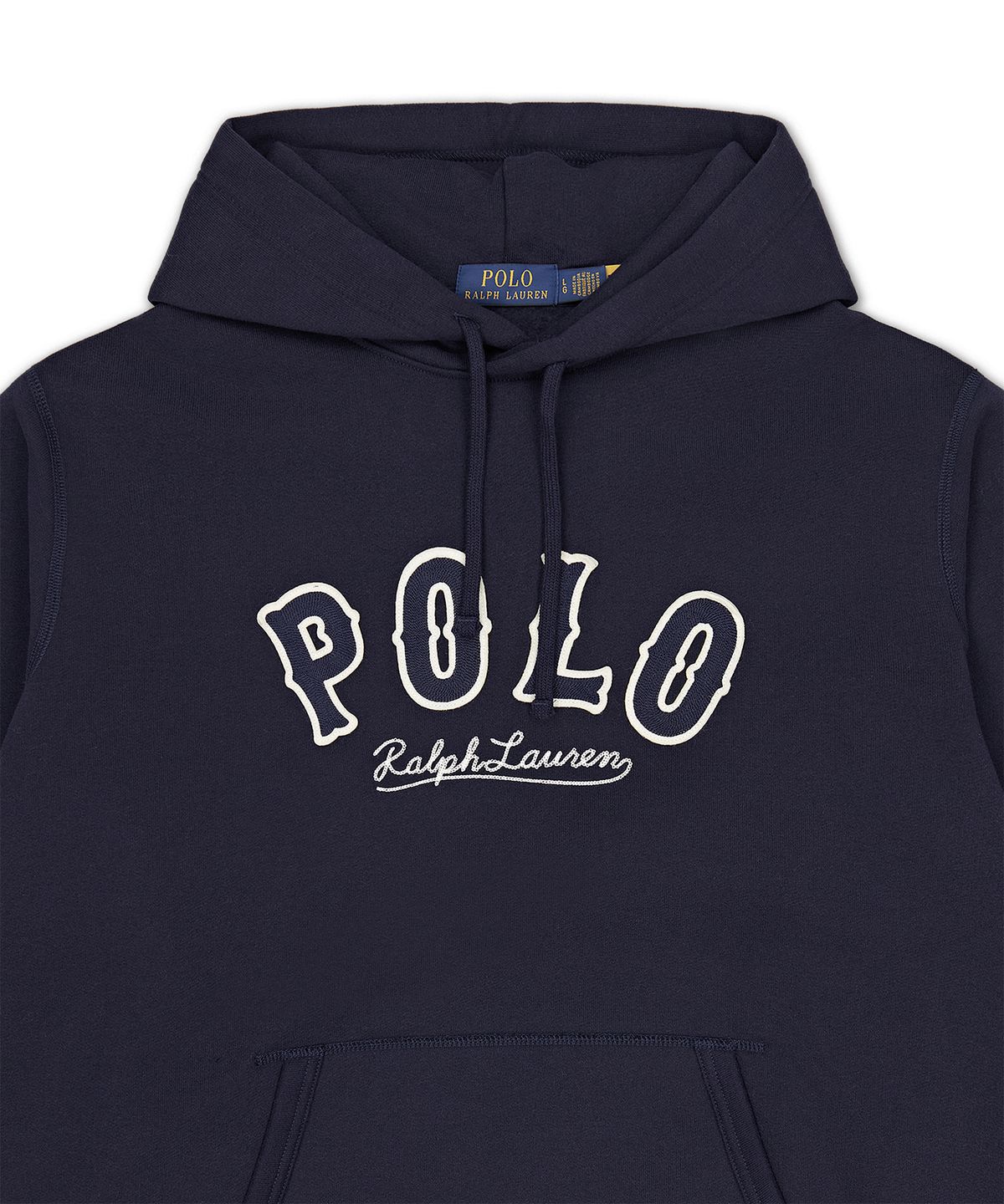폴로 랄프 로렌(POLO RALPH LAUREN) RL 플리스 웨스턴 로고 후디-네이비