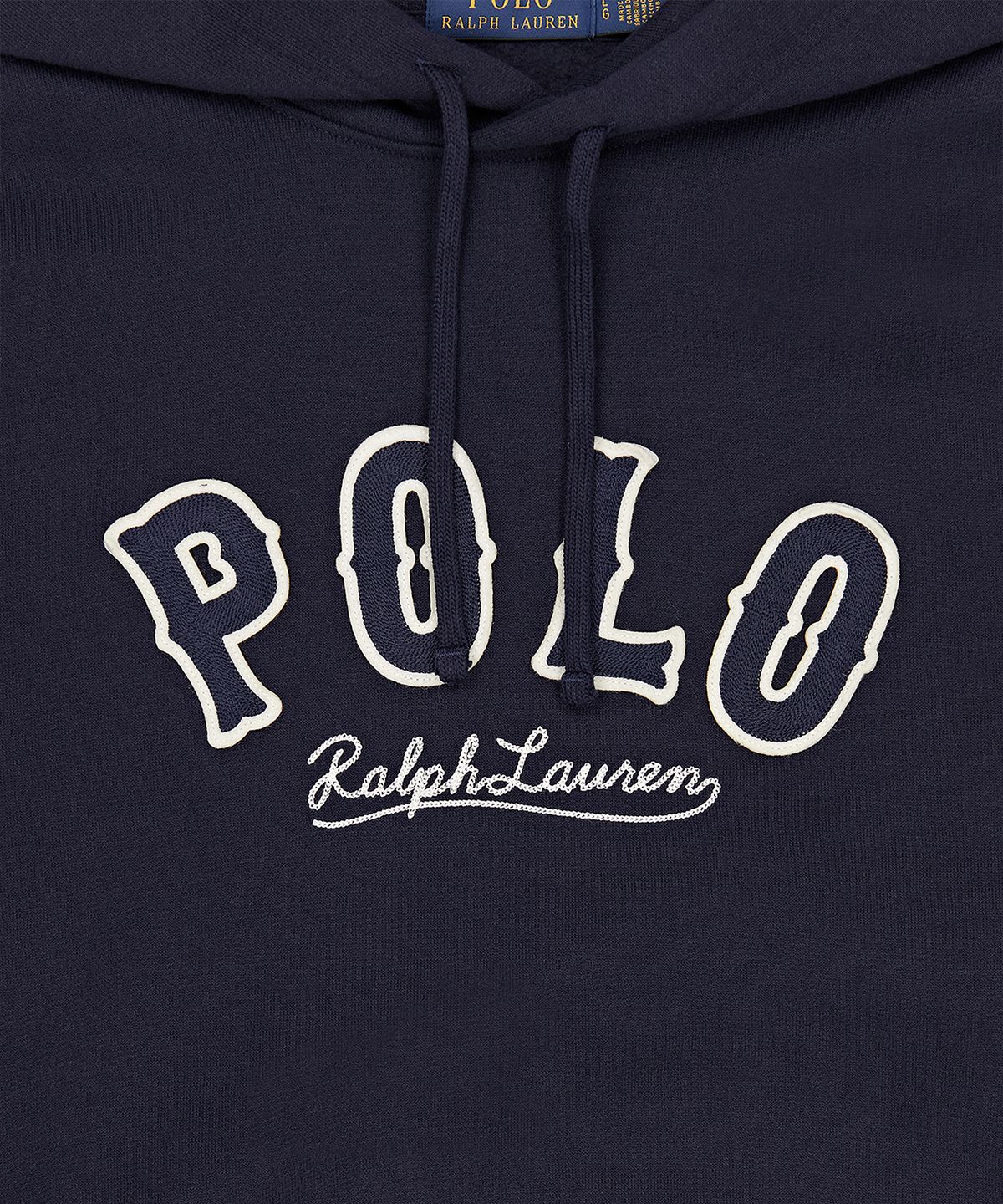 폴로 랄프 로렌(POLO RALPH LAUREN) RL 플리스 웨스턴 로고 후디-네이비