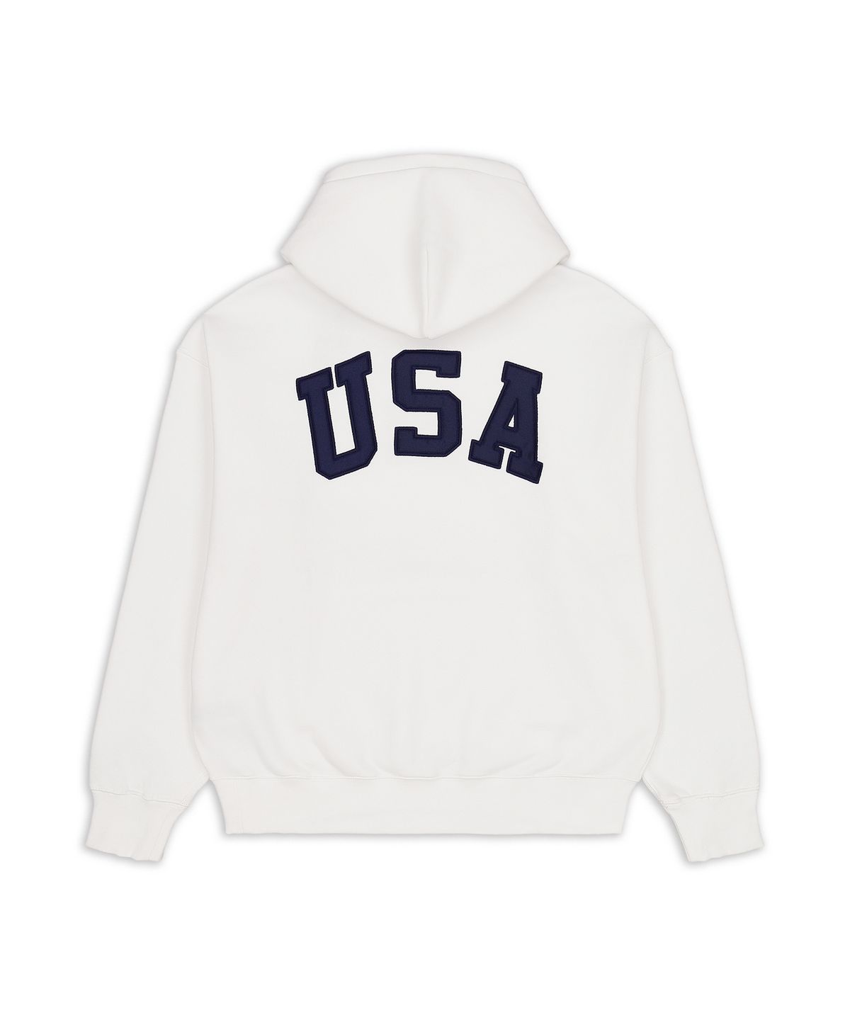 폴로 랄프 로렌(POLO RALPH LAUREN) 플래그 플리스 후디-화이트