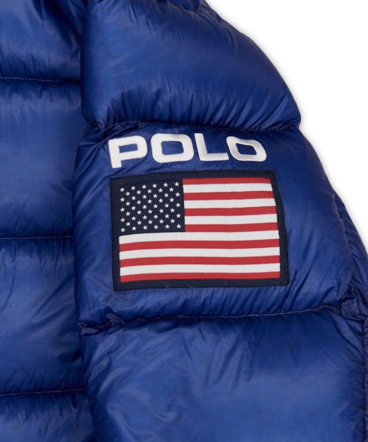 폴로 랄프 로렌(POLO RALPH LAUREN) 호손 플래그 다운 재킷-블루