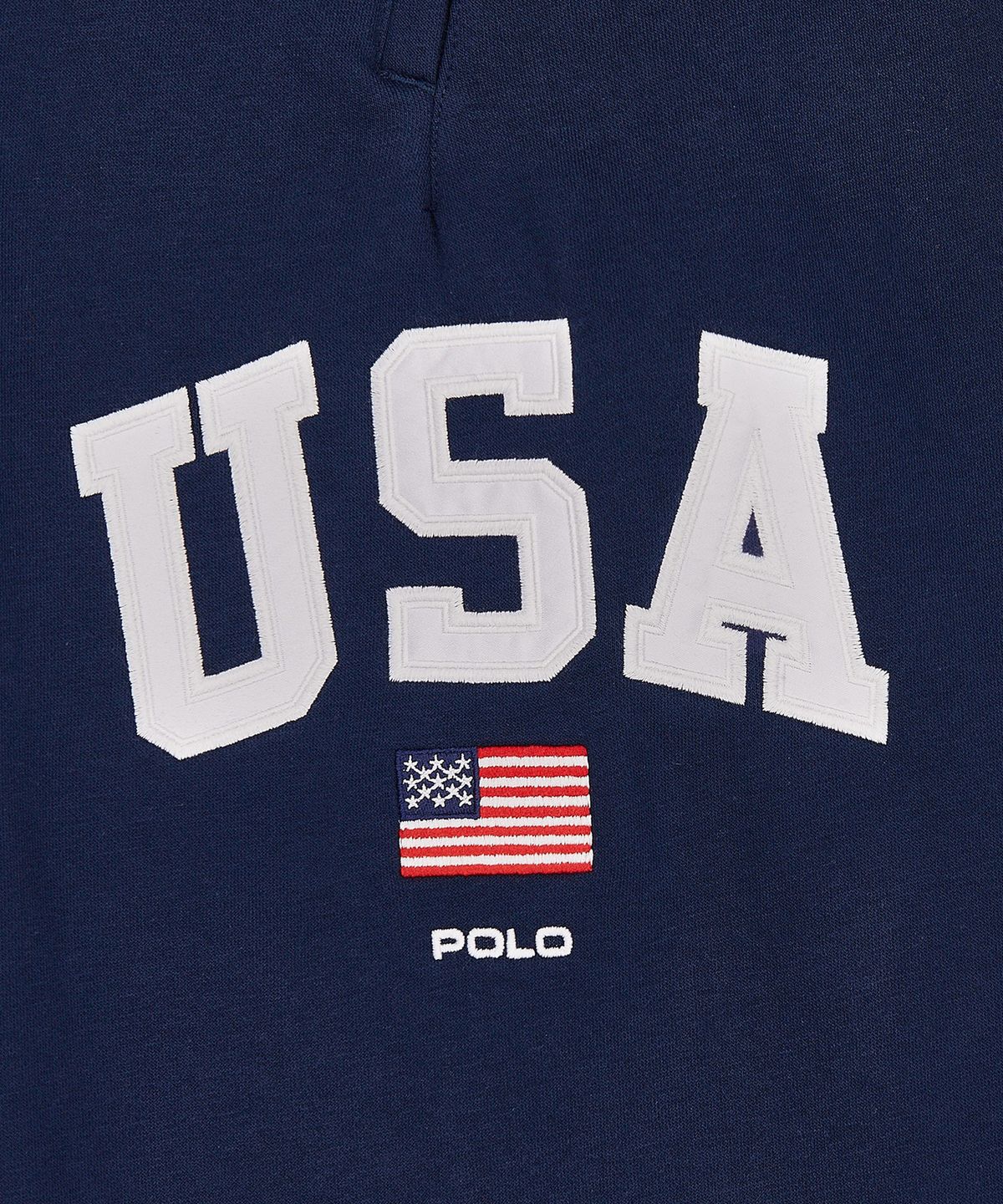 폴로 랄프 로렌(POLO RALPH LAUREN) 플래그 플리스 스웨트팬츠-네이비