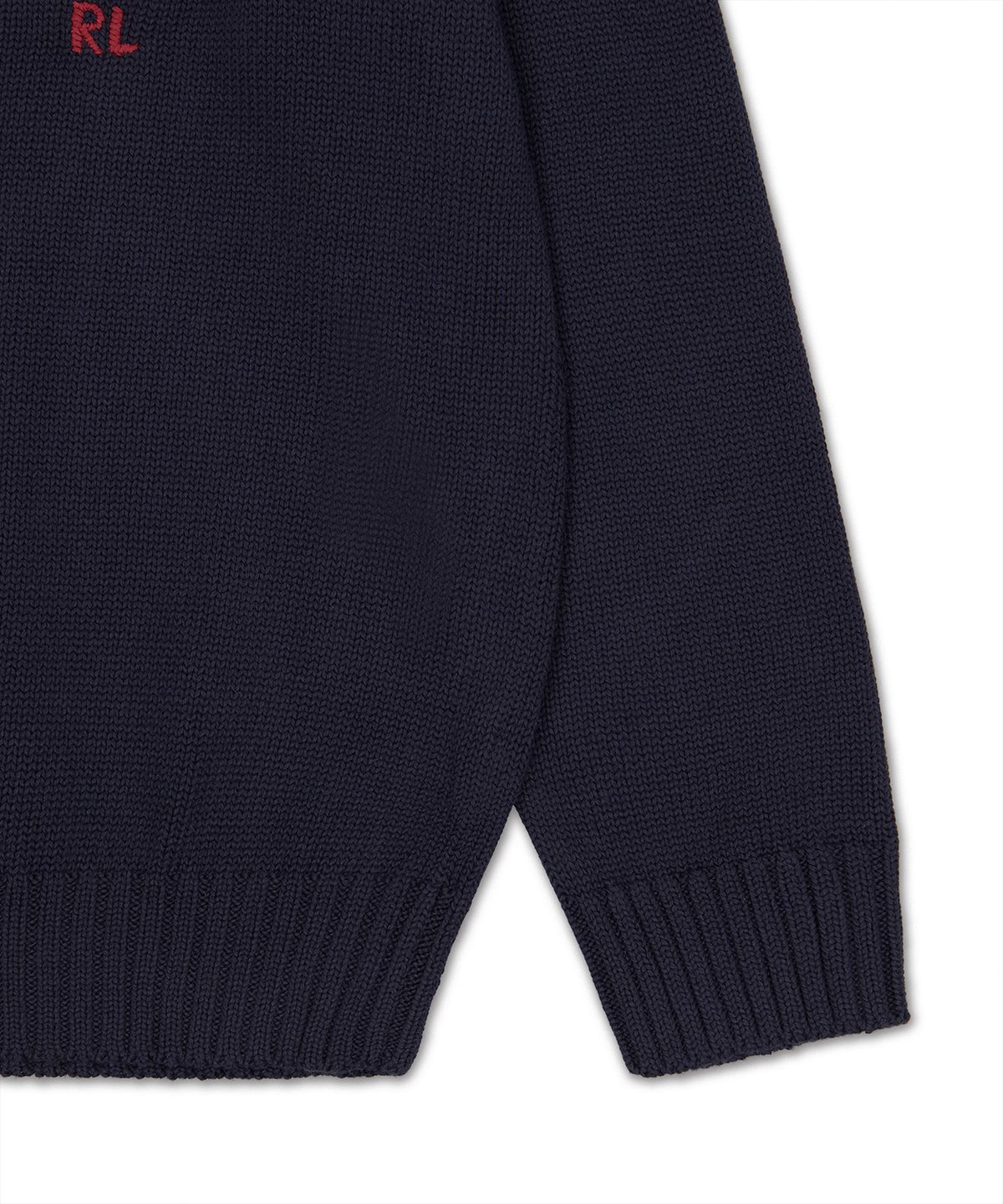 폴로 랄프 로렌(POLO RALPH LAUREN) 아이코닉 플래그 스웨터-블루