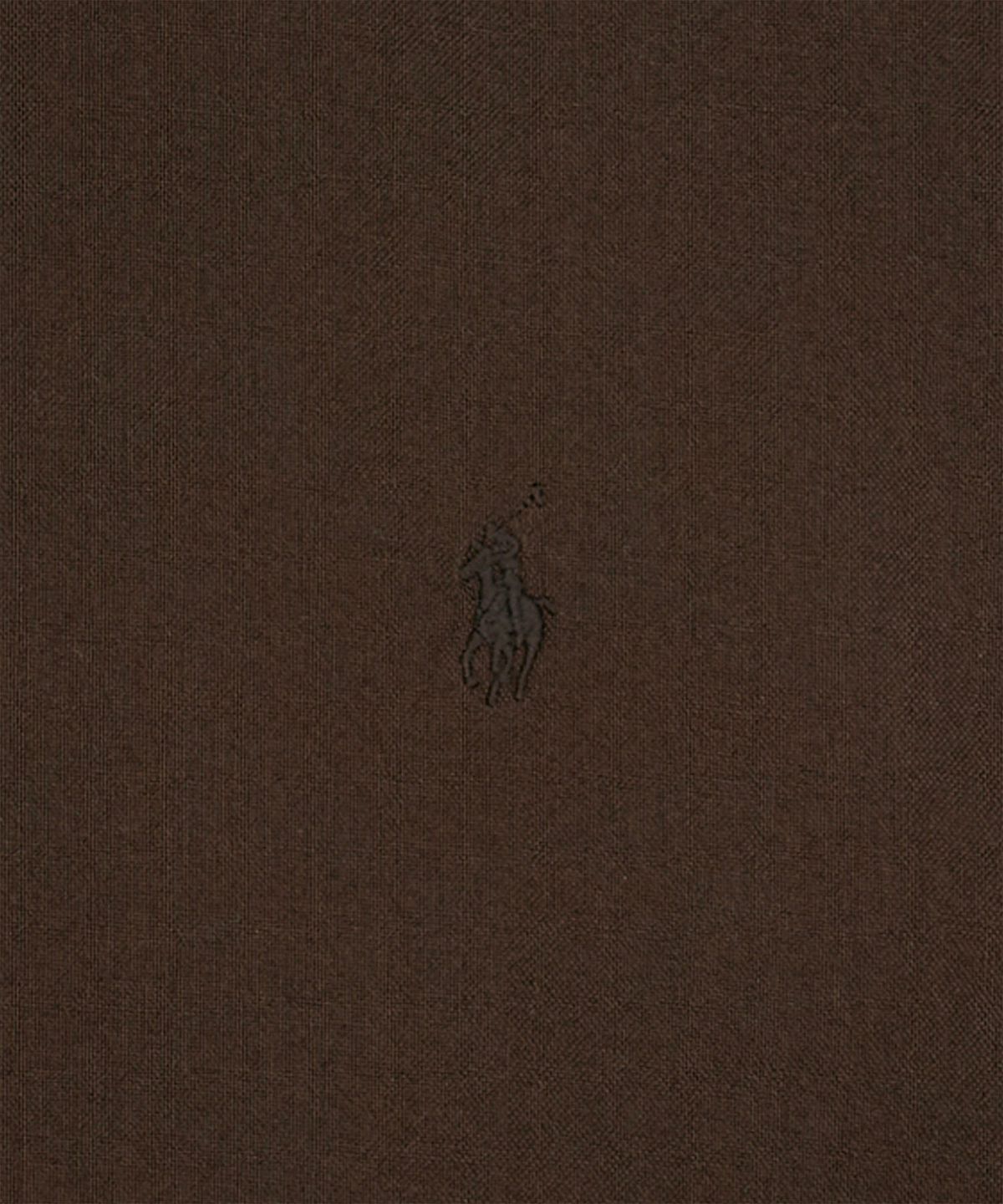 폴로 랄프 로렌(POLO RALPH LAUREN) 커스텀핏 가먼트 다이 옥스포드 셔츠-다크 브라운