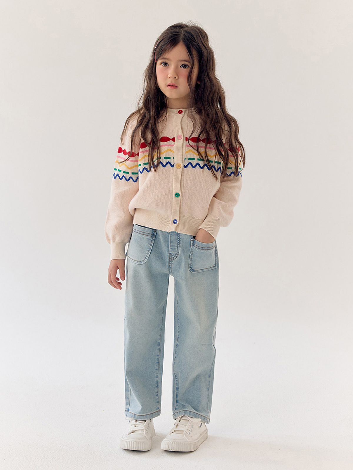 베베테일러(BEBETAILOR) 조앤 라운드핏 데님팬츠