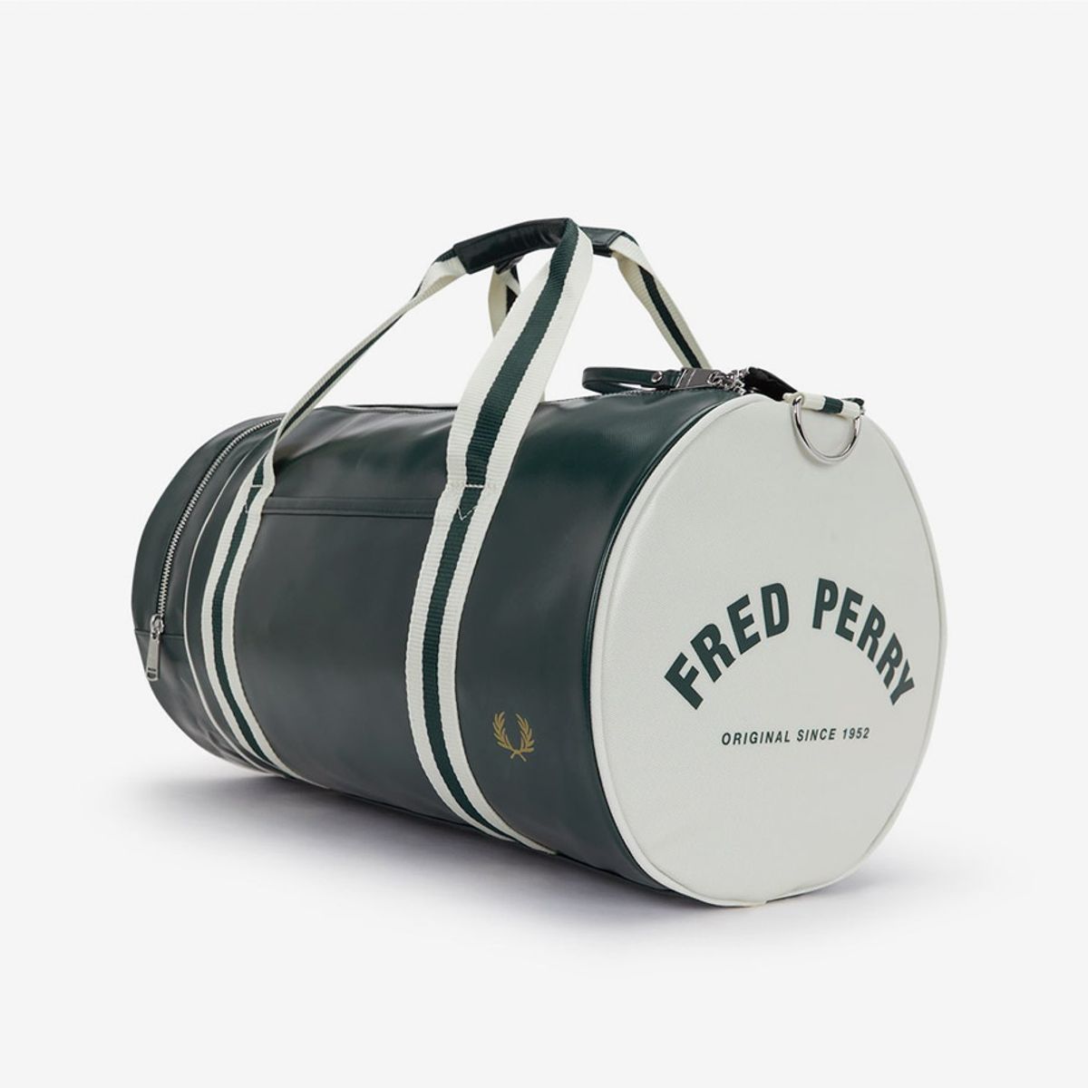 프레드페리(FRED PERRY) 클래식 배럴 백 - 그래스루츠/에크루 CFPU2617255-81A