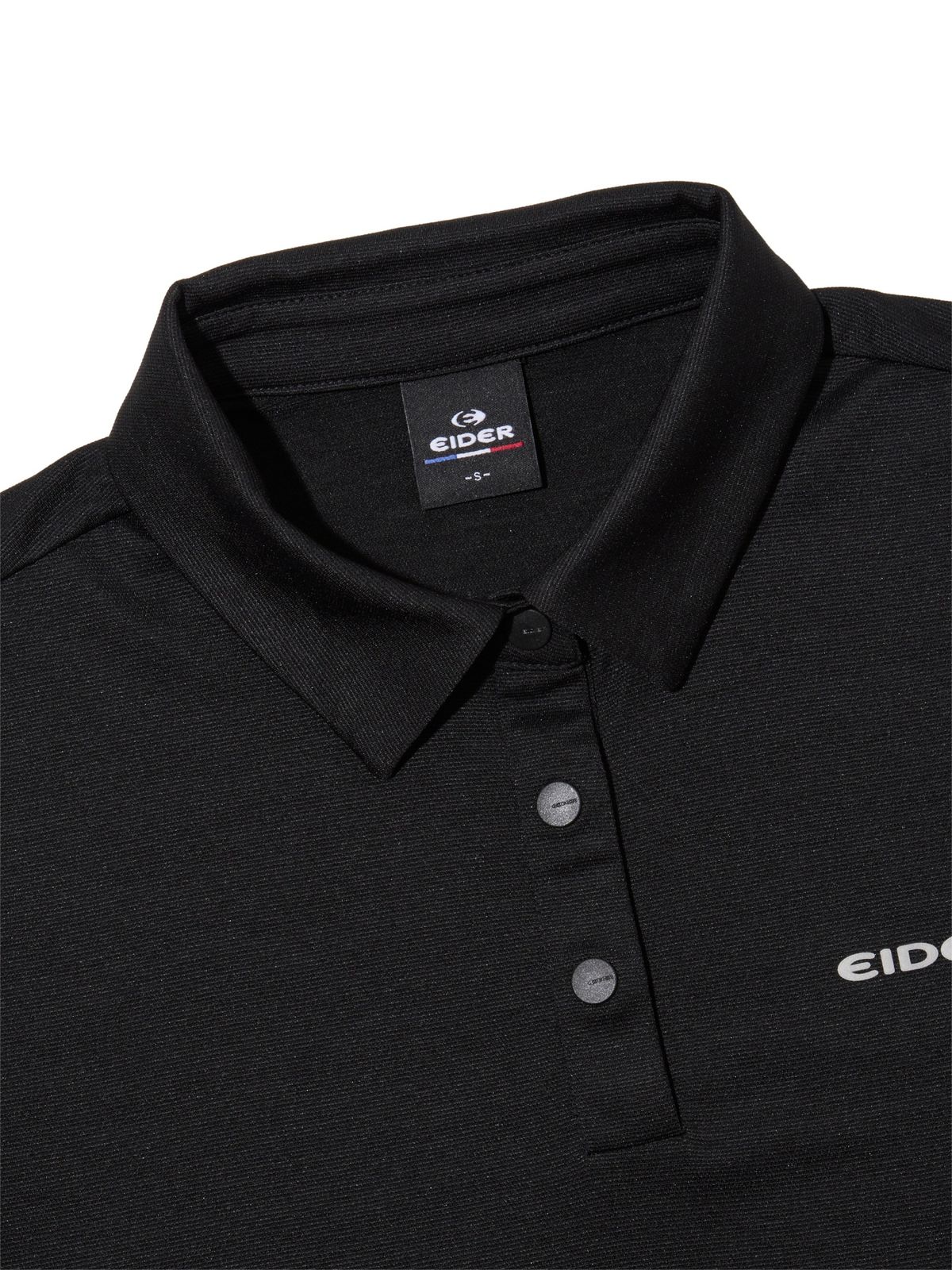 아이더(EIDER) POP 트위스팅 여성 반팔 폴로 티셔츠_Black