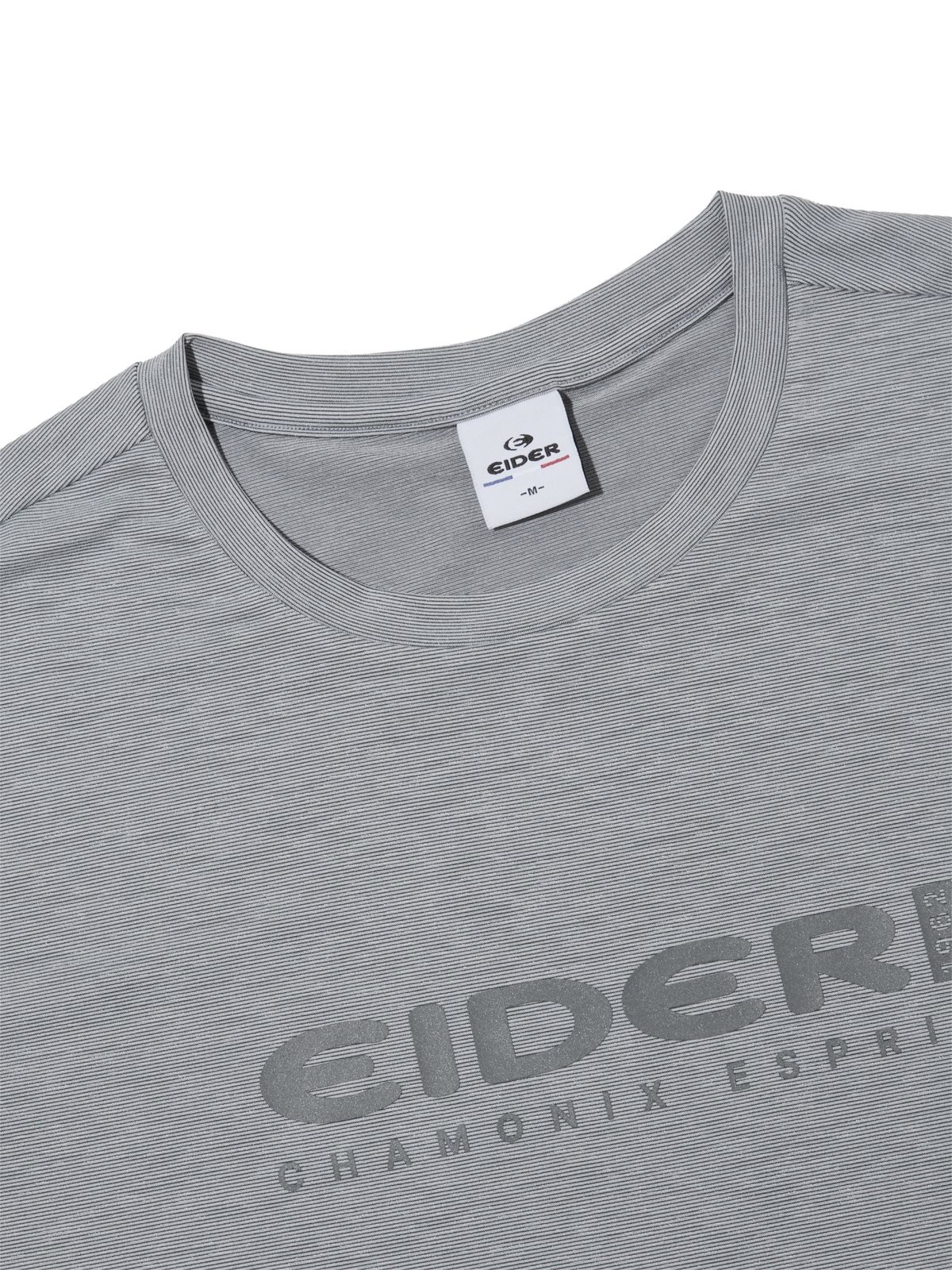 아이더(EIDER) POP 트위스팅 남성 반팔 라운드 티셔츠_Light Grey