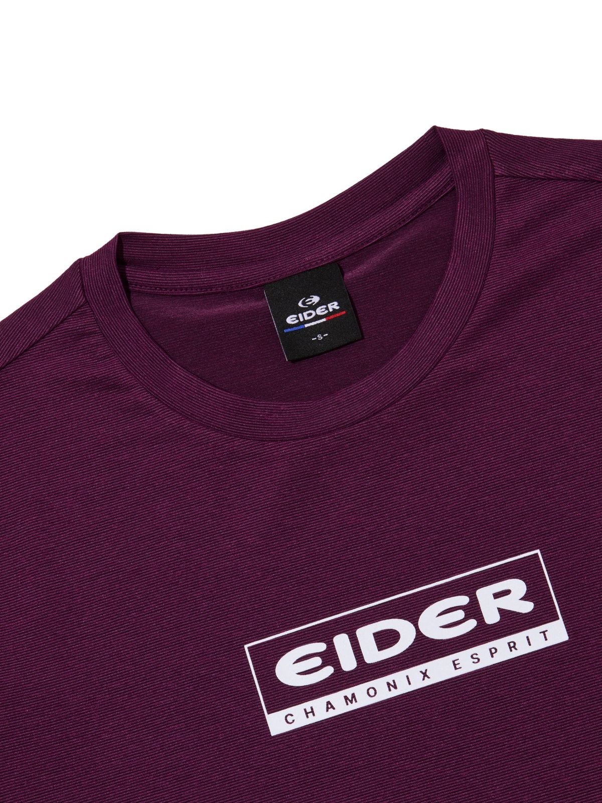 아이더(EIDER) POP 트위스팅 여성 반팔 라운드 티셔츠_Purple