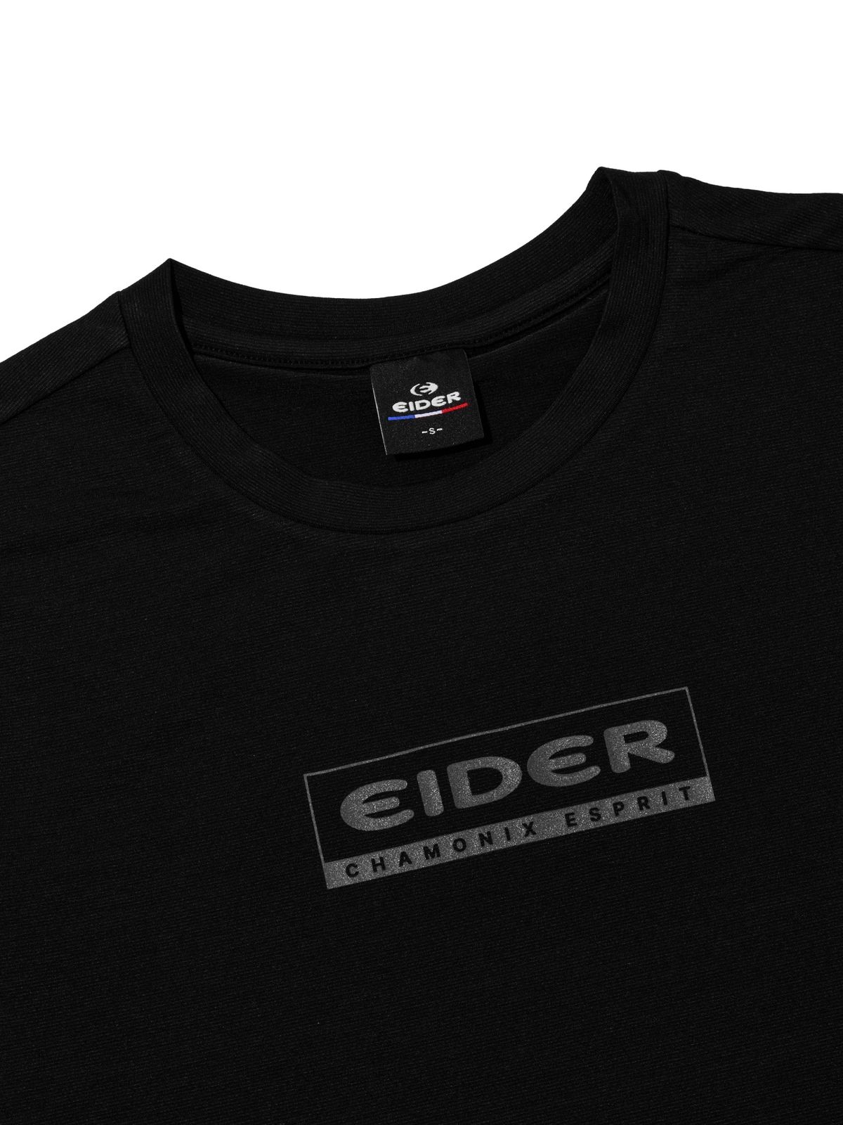 아이더(EIDER) POP 트위스팅 여성 반팔 라운드 티셔츠_Black
