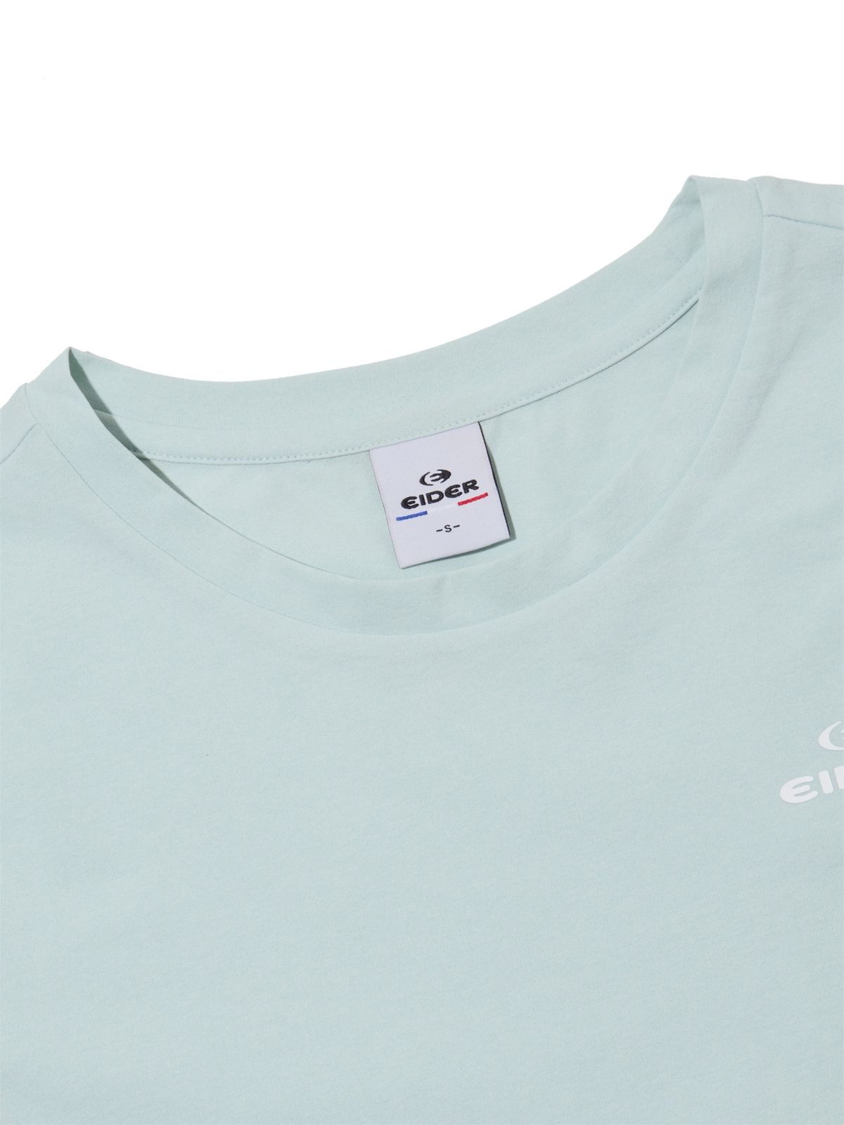 아이더(EIDER) POP 잠재권축 여성 반팔 라운드 티셔츠_Light Mint