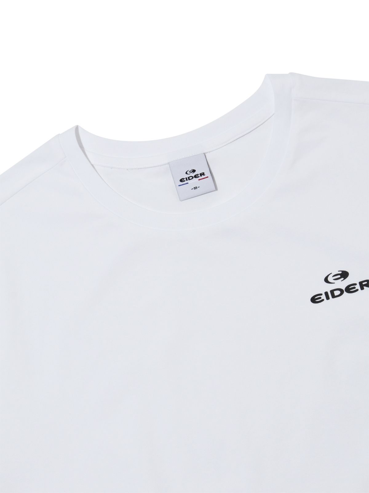 아이더(EIDER) POP 잠재권축 남성 반팔 라운드 티셔츠_White
