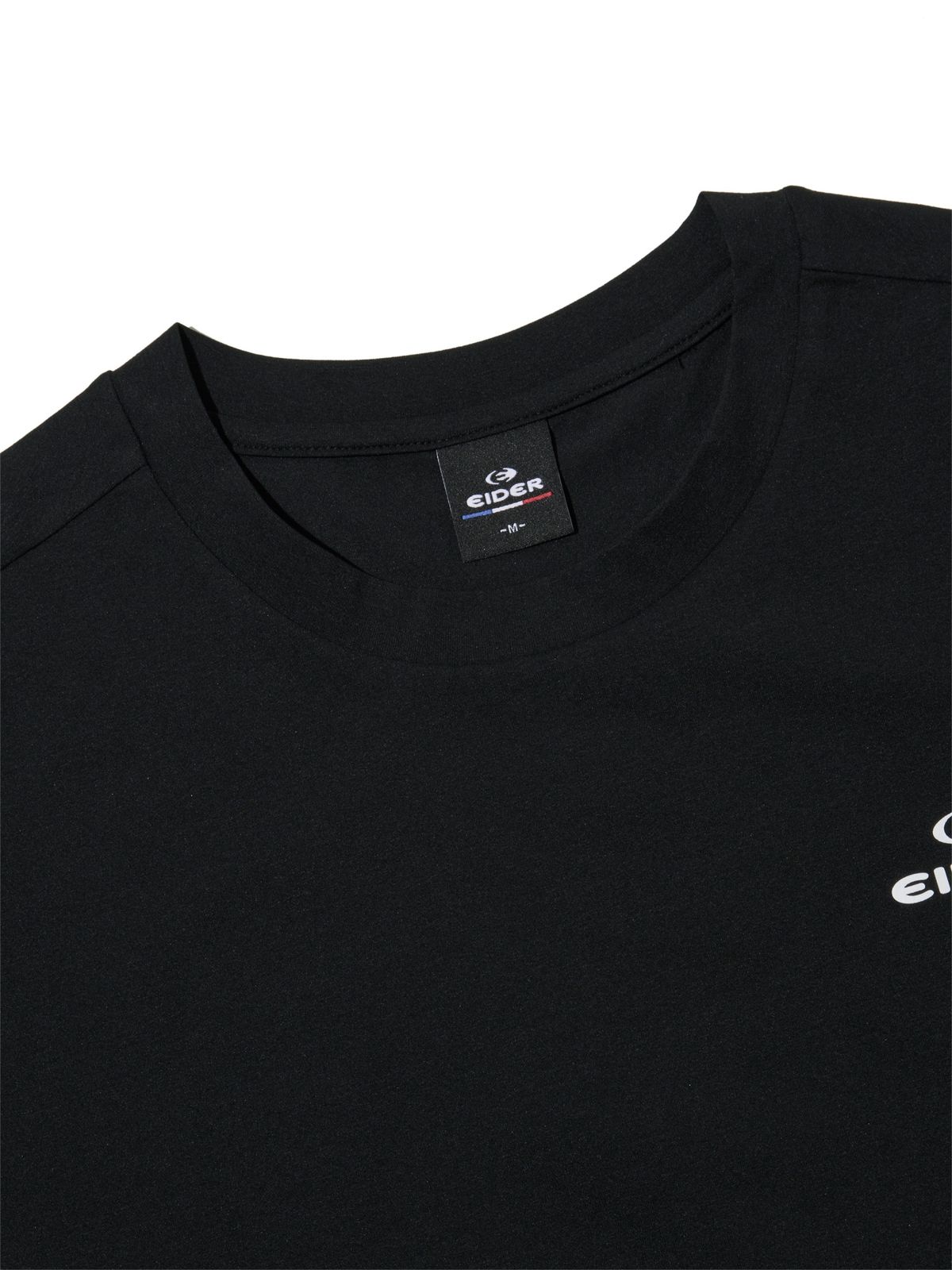 아이더(EIDER) POP 잠재권축 남성 반팔 라운드 티셔츠_Black