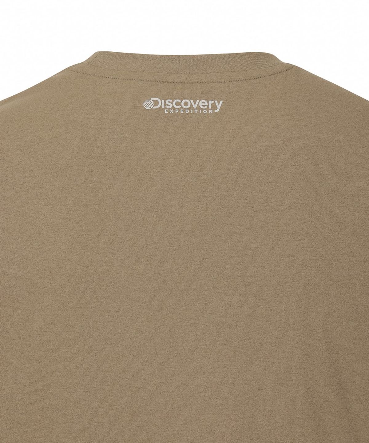 디스커버리 익스페디션(DISCOVERY EXPEDITION) 남성 모레인 빅로고 반팔티셔츠 (D/BEIGE)