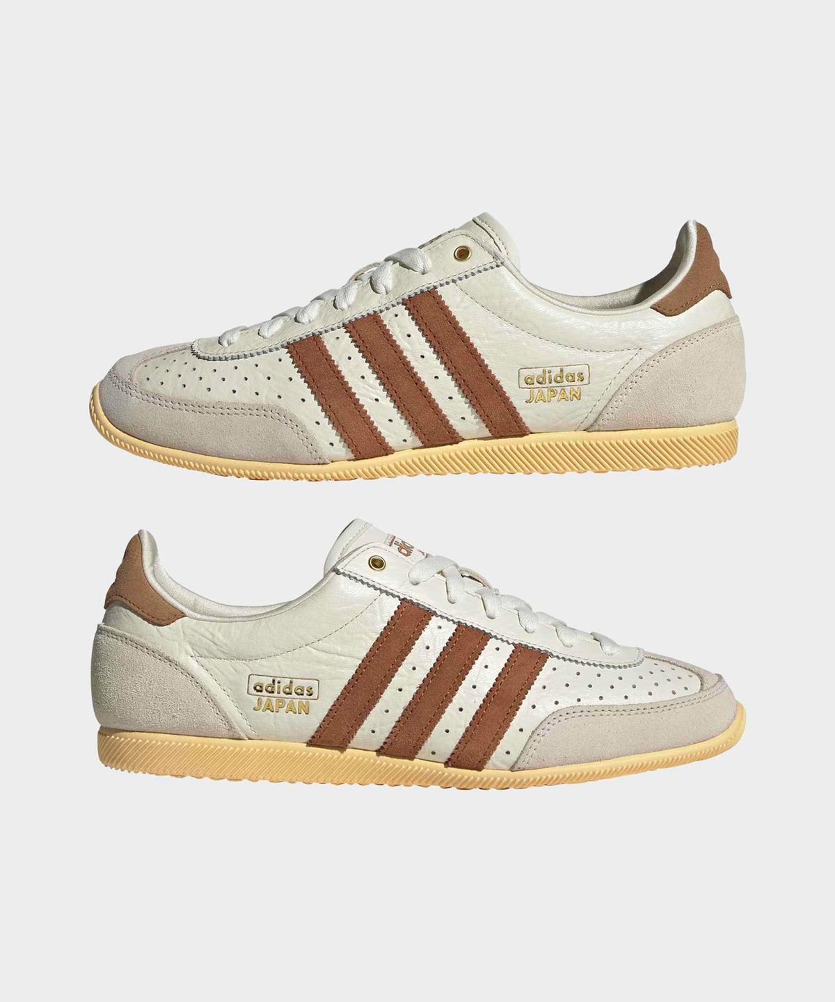 아디다스(ADIDAS) 재팬 - 화이트:브라운 / IH1600