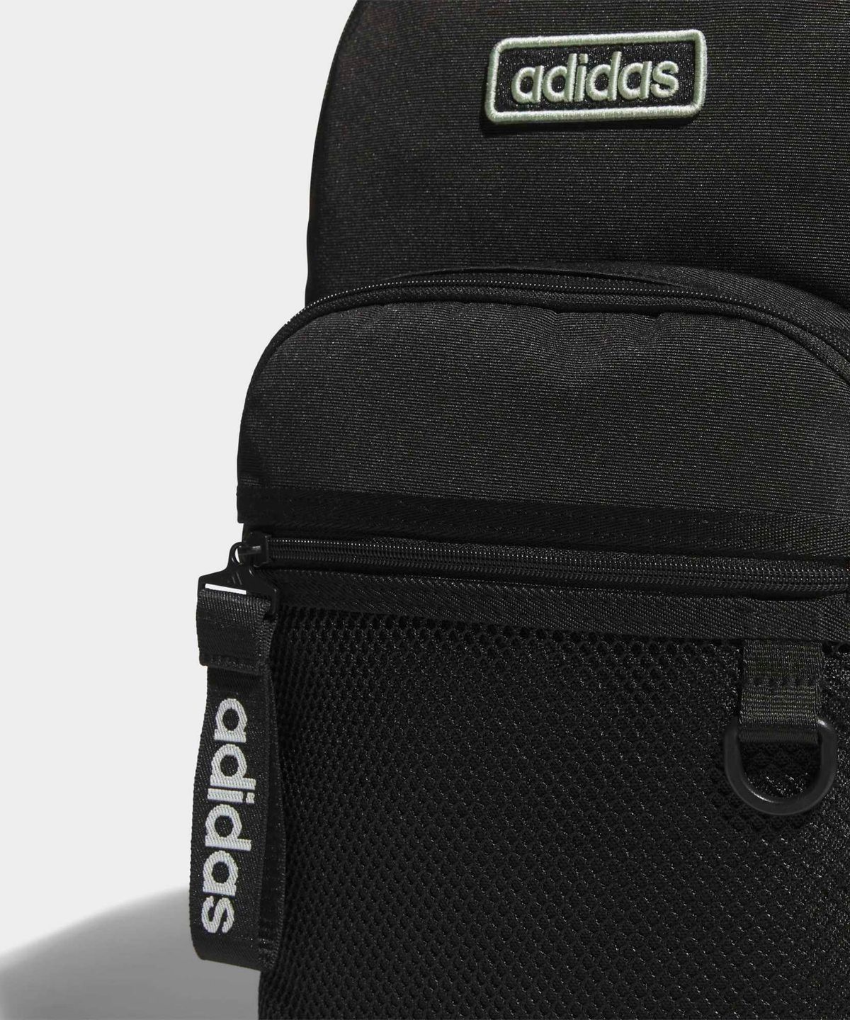 아디다스(ADIDAS) 백 투 스쿨 백팩 리니어 로고 - 블랙:라이트그린 / KE7430