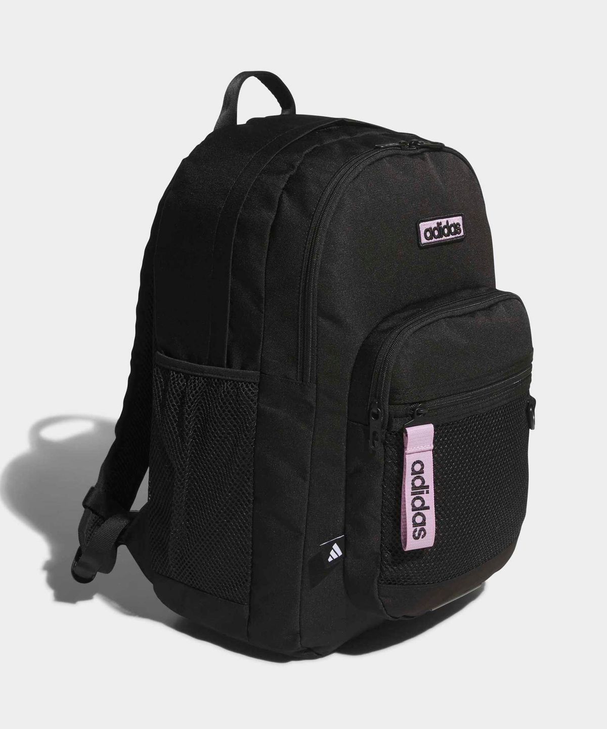 아디다스(ADIDAS) 백 투 스쿨 백팩 리니어 로고 - 블랙:라벤더 / KE7431