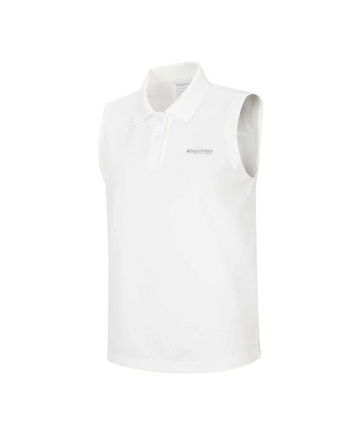 디스커버리 익스페디션(DISCOVERY EXPEDITION) 여성 슬리브리스 카라티 (WHITE)