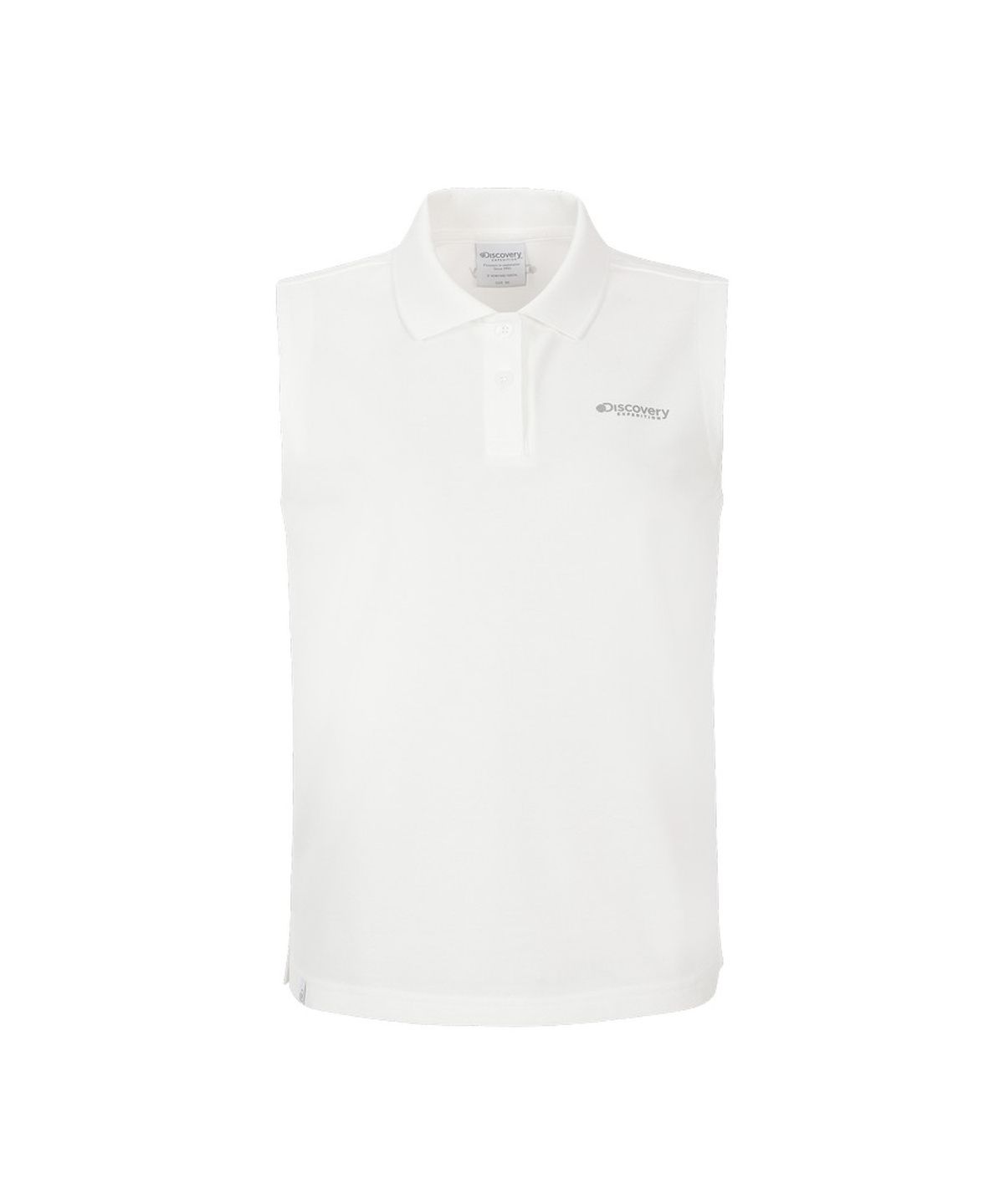 디스커버리 익스페디션(DISCOVERY EXPEDITION) 여성 슬리브리스 카라티 (WHITE)