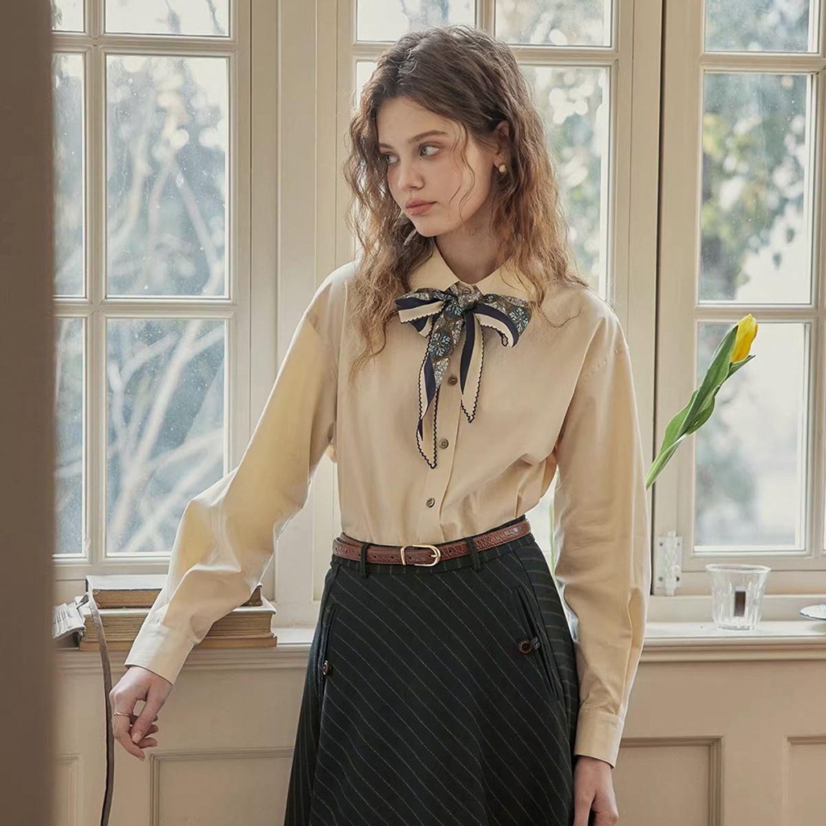 프라우드 마리(PROUD MARY) PM_Basic cotton shirt_4color