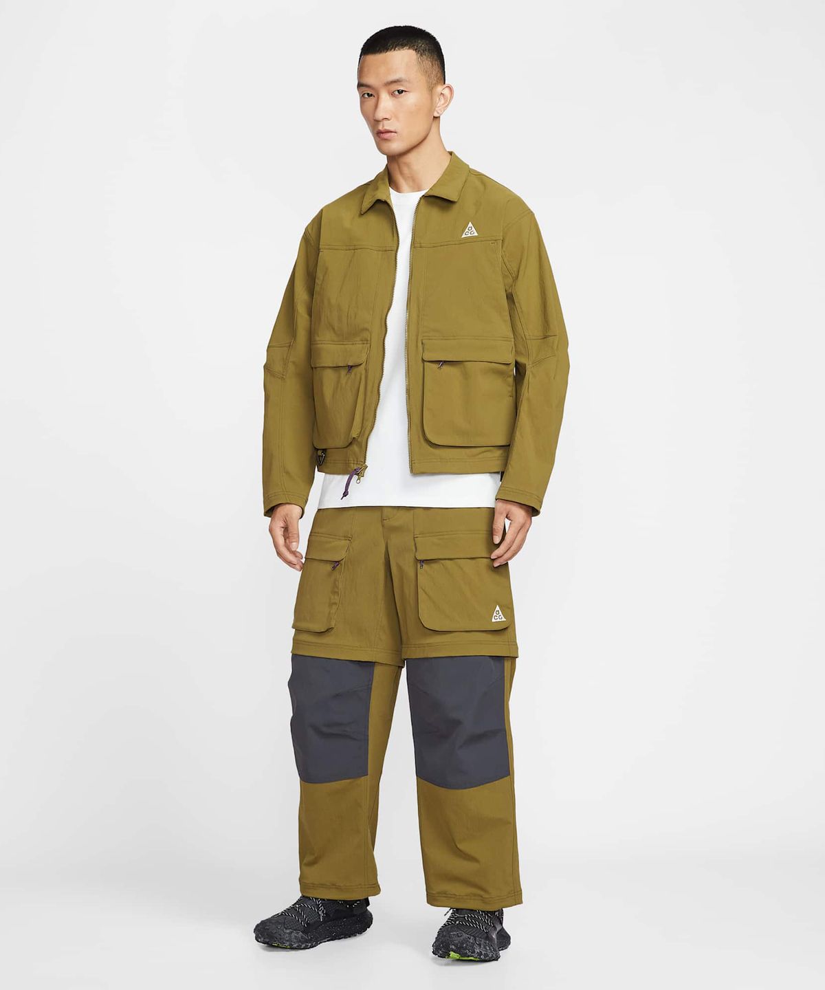 나이키(NIKE) ACG 스미스 서밋 지퍼 카고 팬츠 M - 올리브 플랙:앤트러사이트:서밋 화이트 / HV0592-368