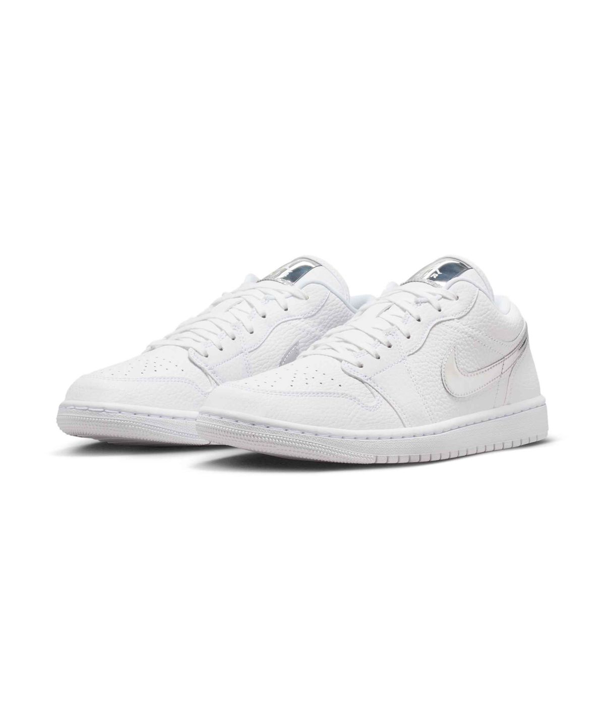 나이키(NIKE) 에어 조던 1 로우 SE W - 화이트:메탈릭 실버:화이트 / IQ9381-100