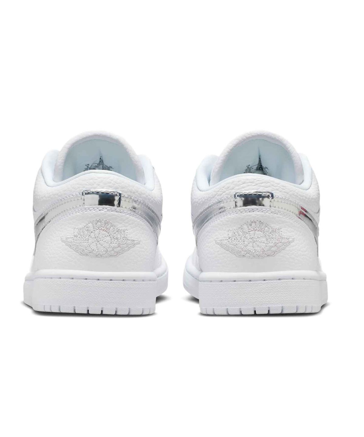 나이키(NIKE) 에어 조던 1 로우 SE W - 화이트:메탈릭 실버:화이트 / IQ9381-100