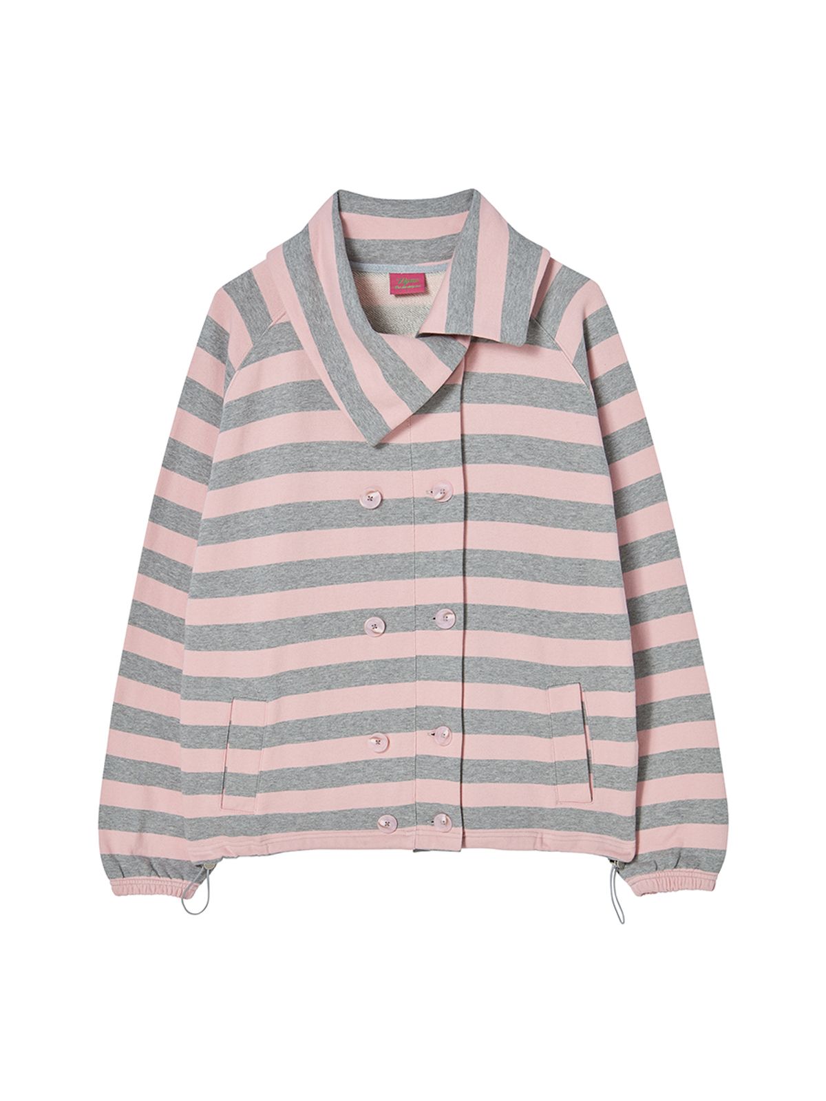 엔와이엑스엑스(NYXX) STRIPE COLLAR JACKET PINK