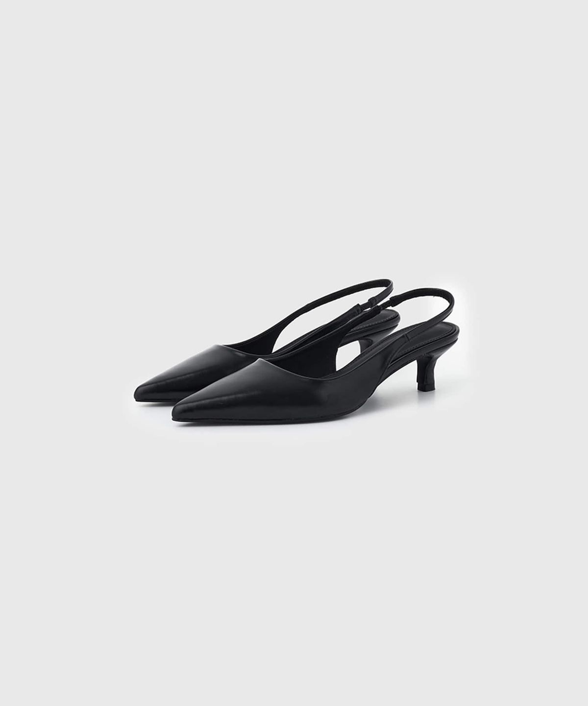 룩캐스트(LOOKAST) 로나 베이직 슬링백_블랙 / RONA BASIC SLINGBACK_BLACK
