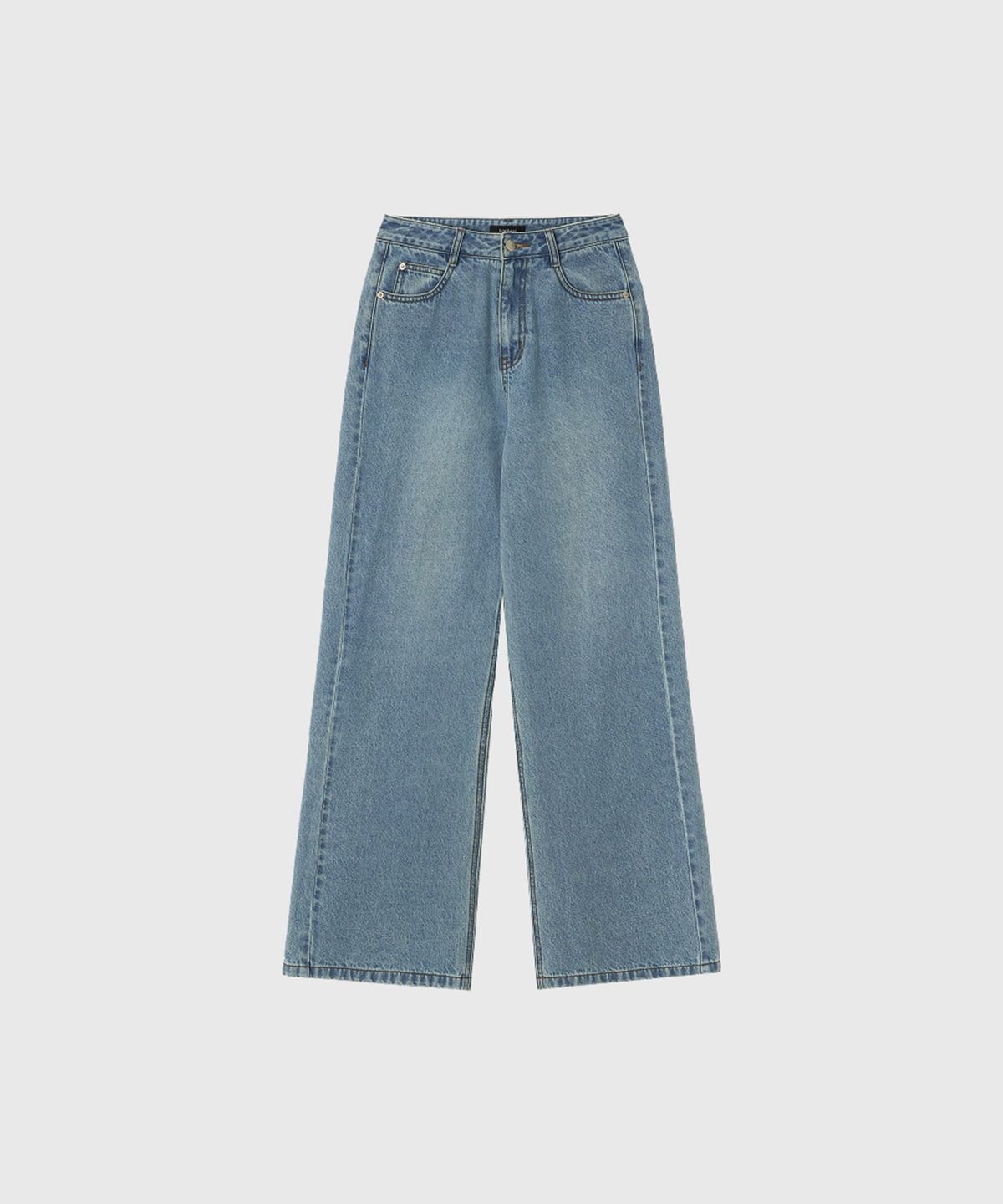 룩캐스트(LOOKAST) 리네아 스트레이트 데님 팬츠_라이트 블루 / LINEA STRAIGHT DENIM PANTS_LIGHT BLUE