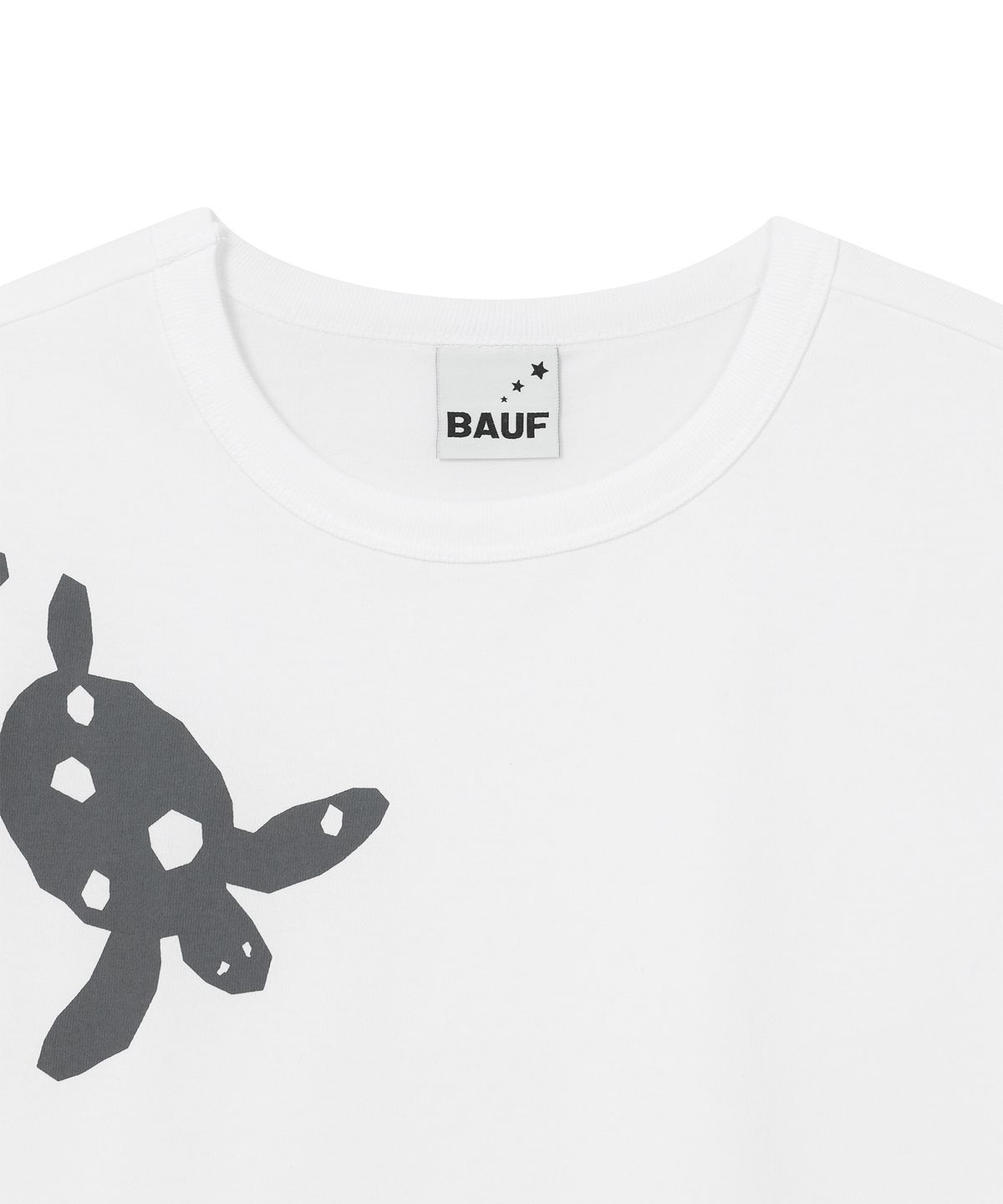 바우프(BAUF) 터틀 하우스 티셔츠 [화이트]